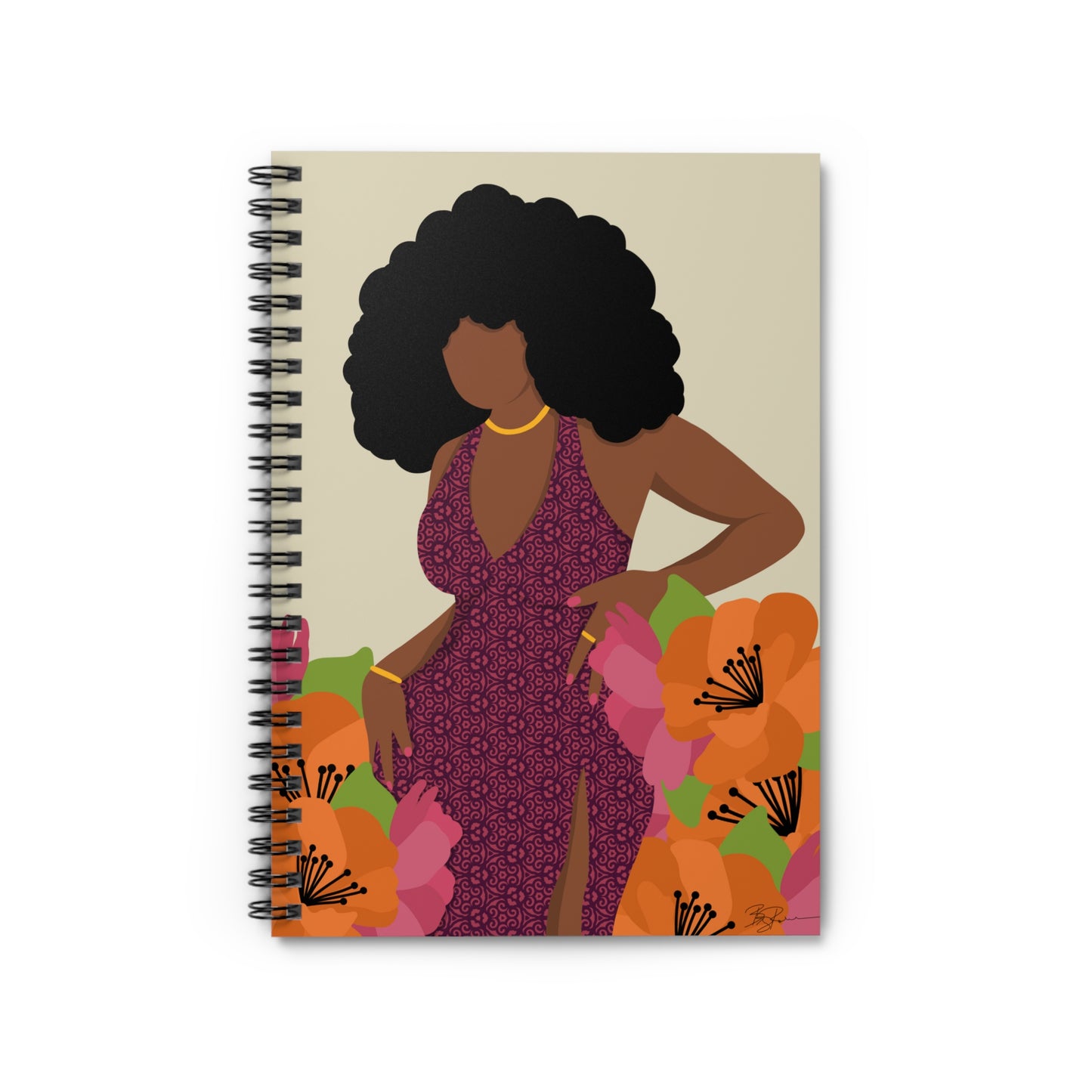 In Full Bloom Spiral Notebook