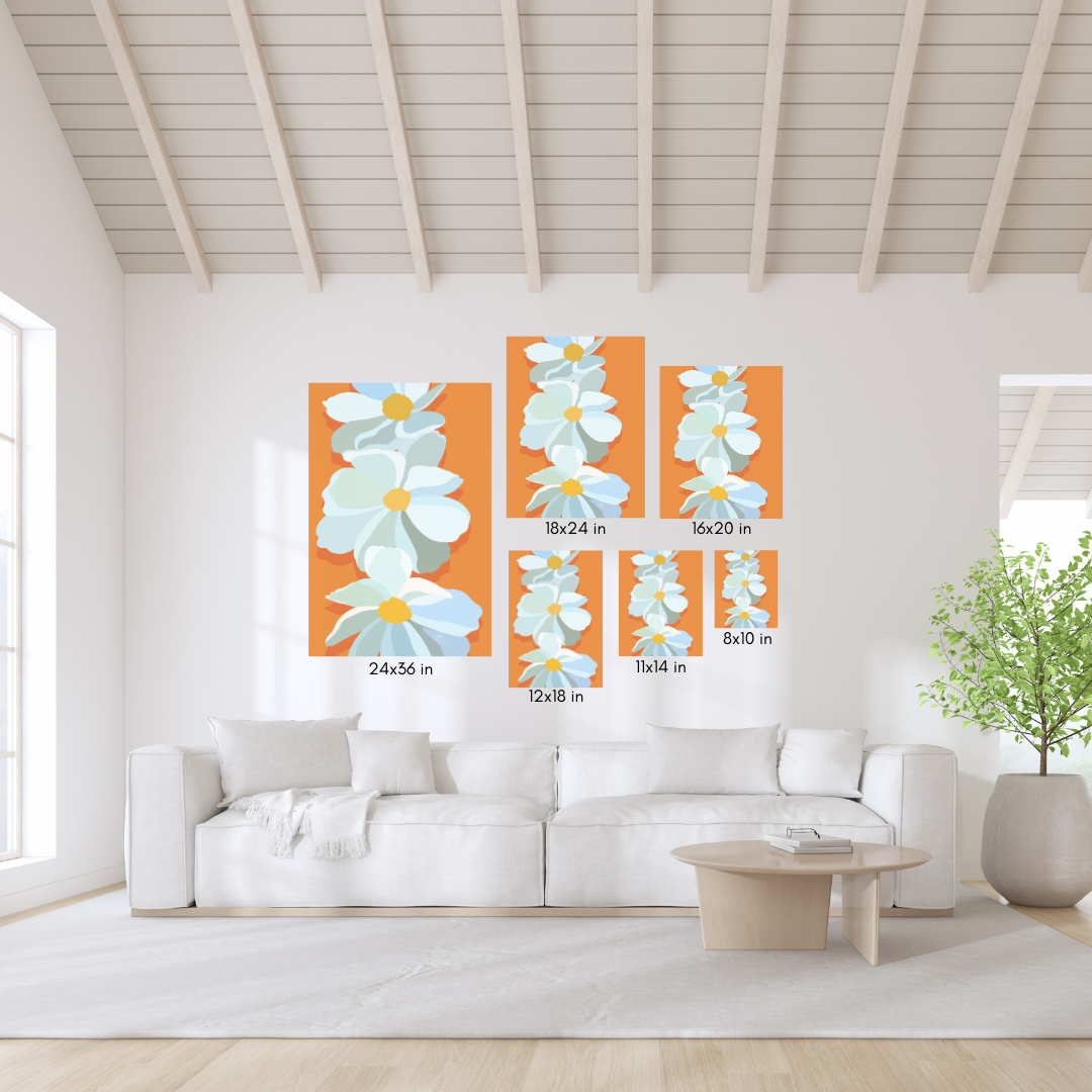 Bright Floral Art Print