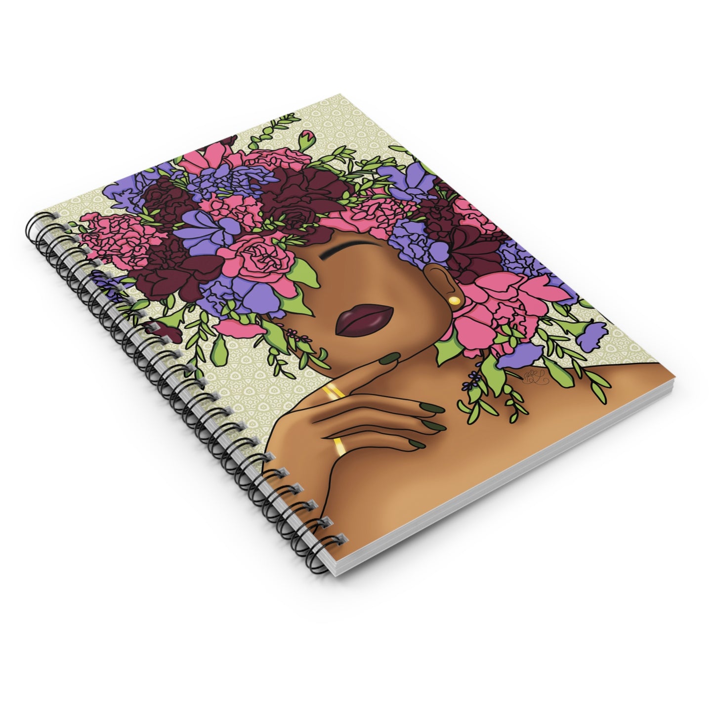 Garden of the Mind Spiral Notebook