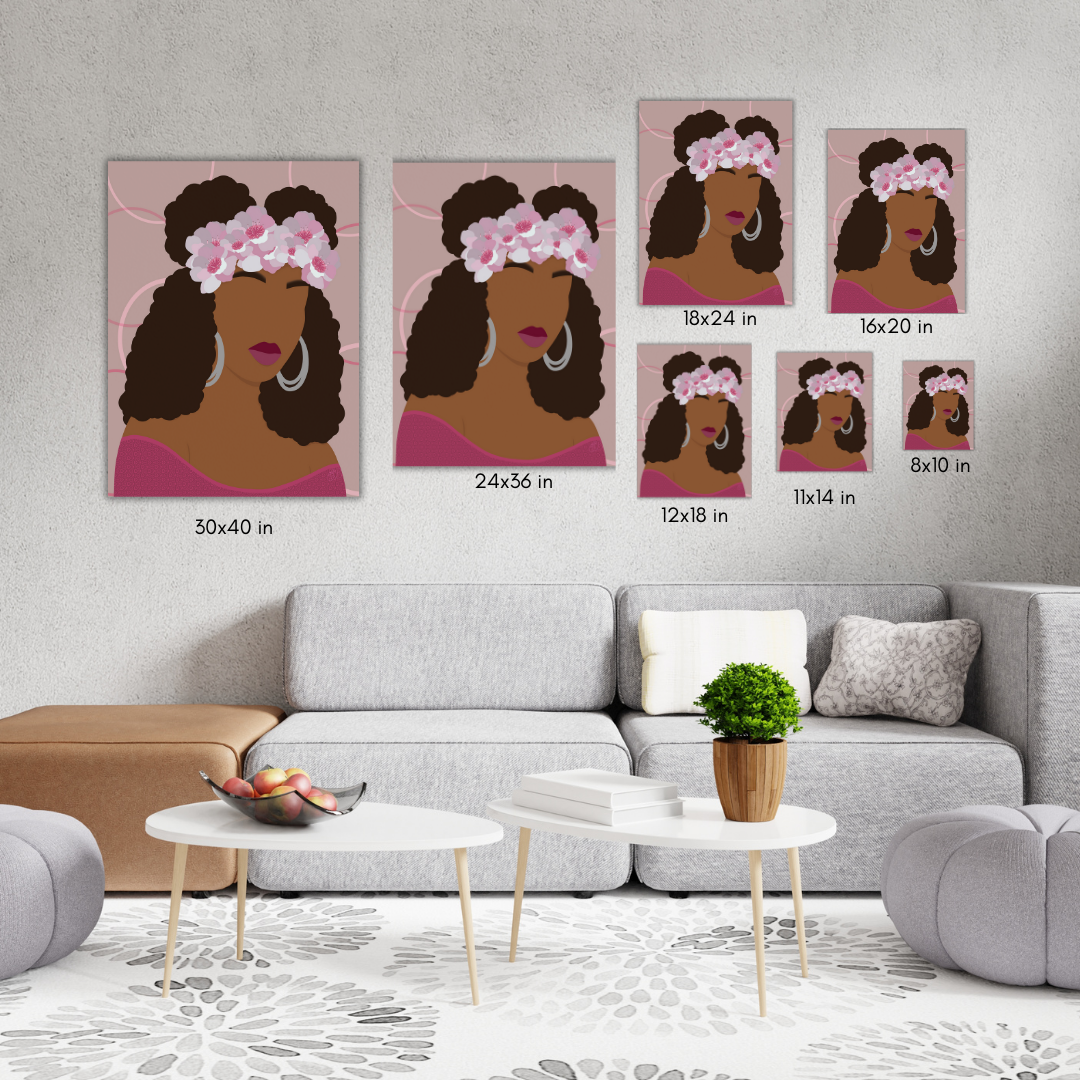 Think in Pink Canvas Print