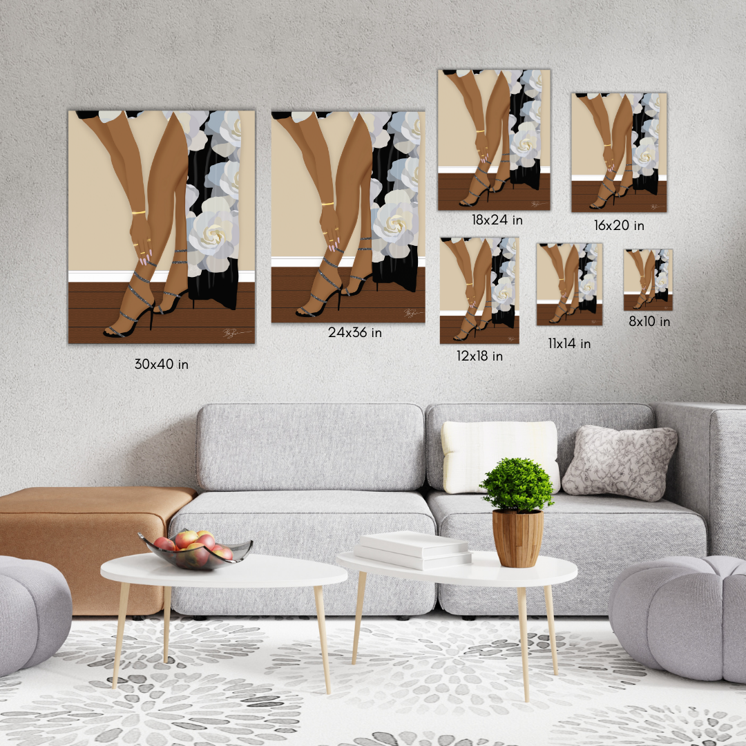 GRWM (Tan) Canvas Print