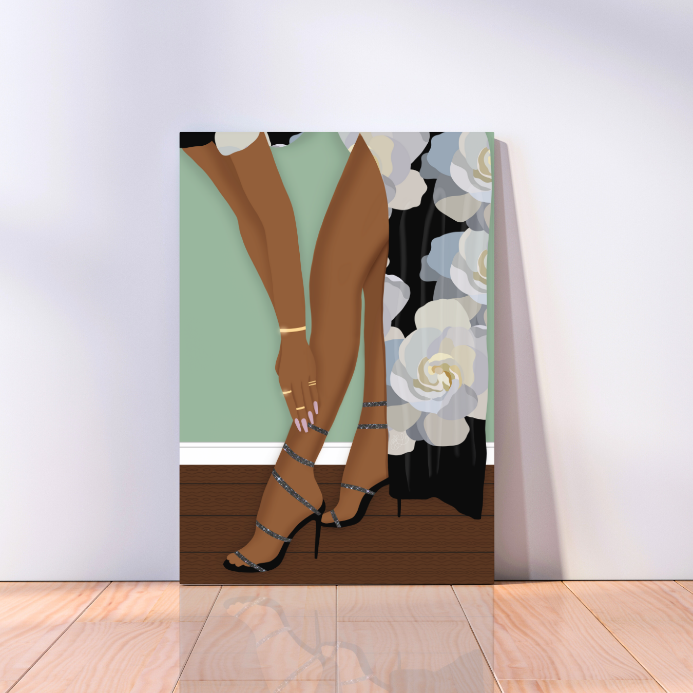 GRWM (Green) Canvas Print