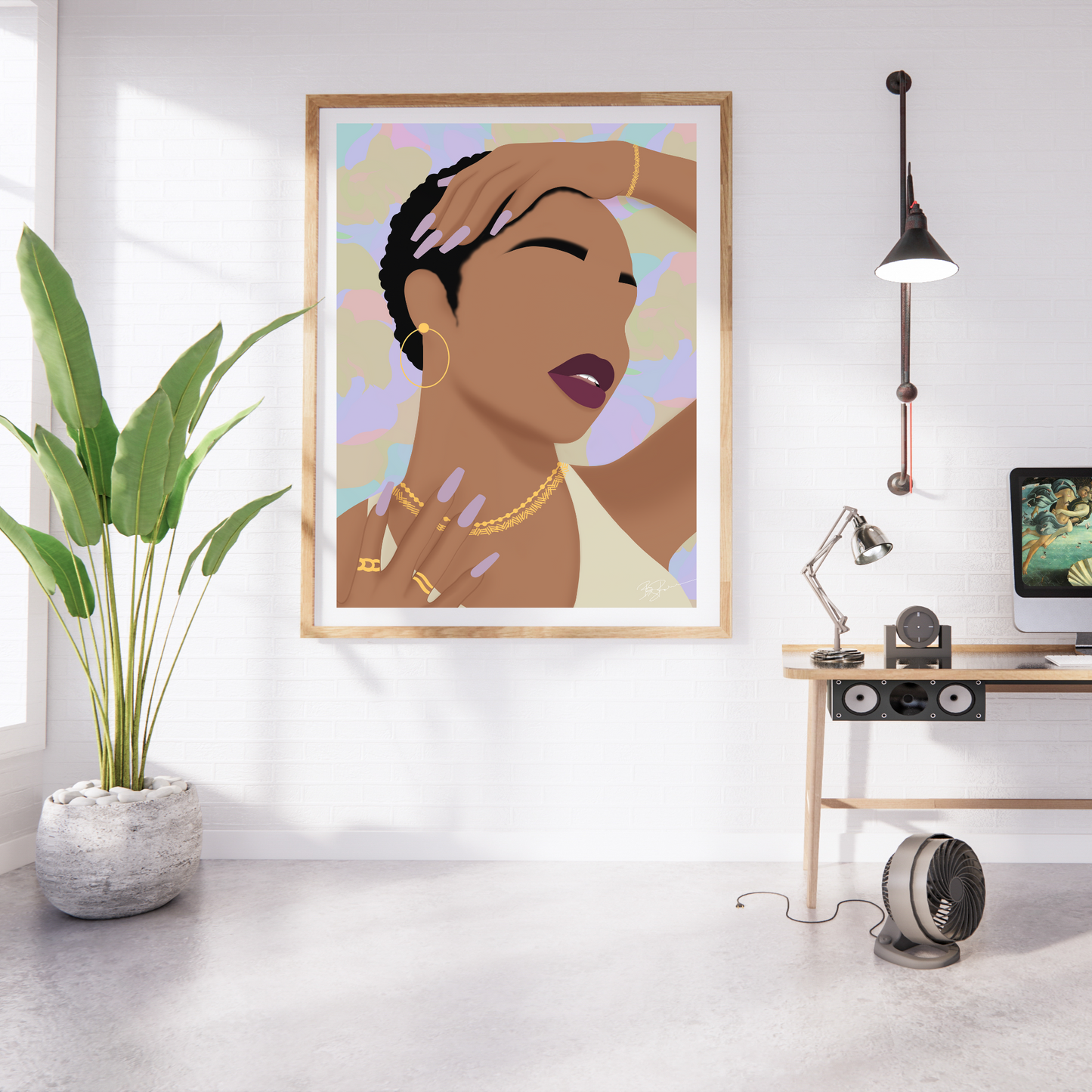 Pose Art Print