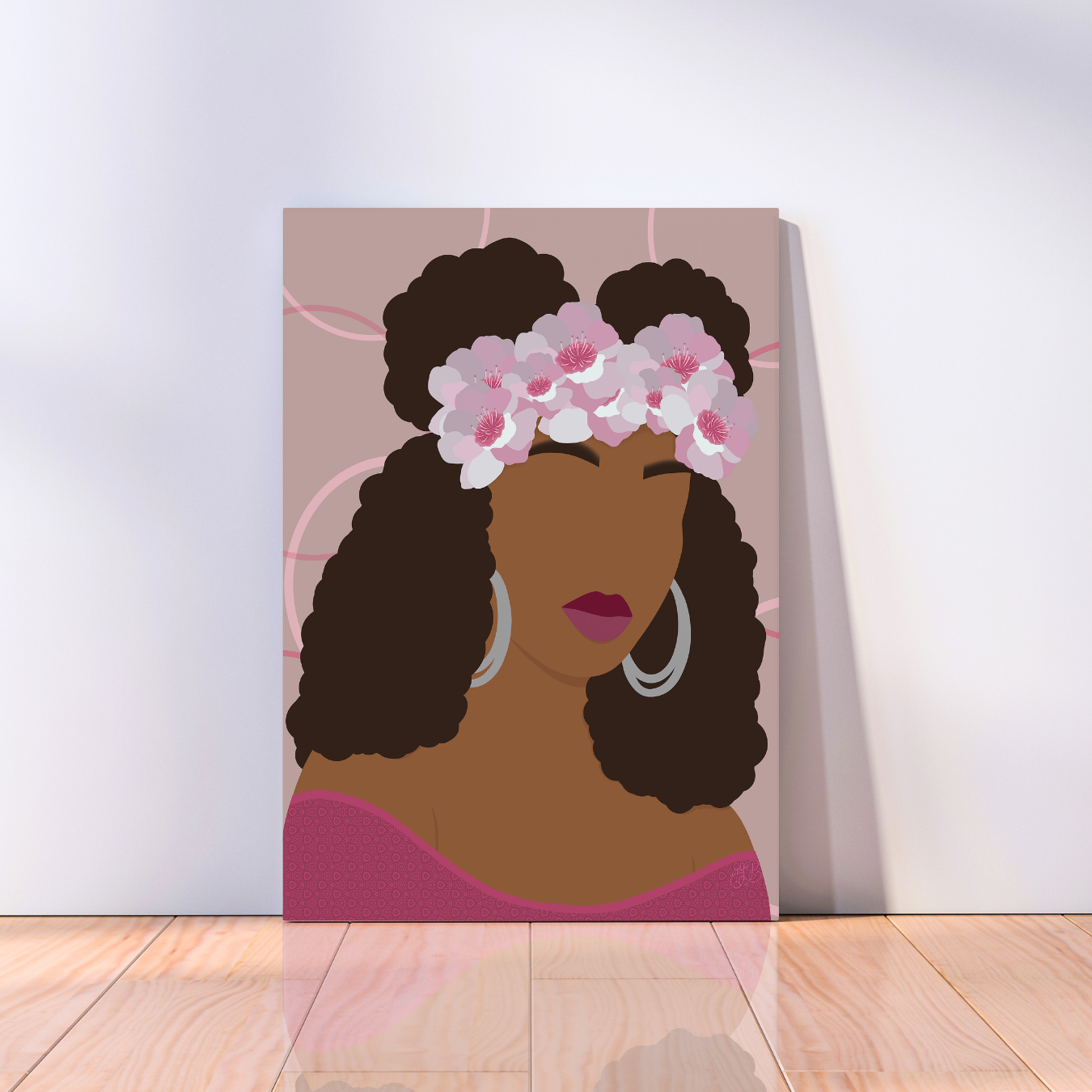 Think in Pink Canvas Print