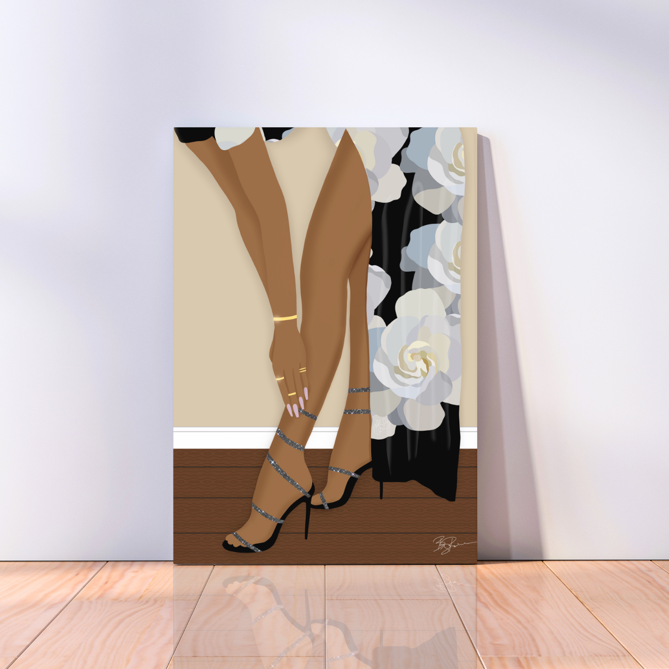 GRWM (Tan) Canvas Print