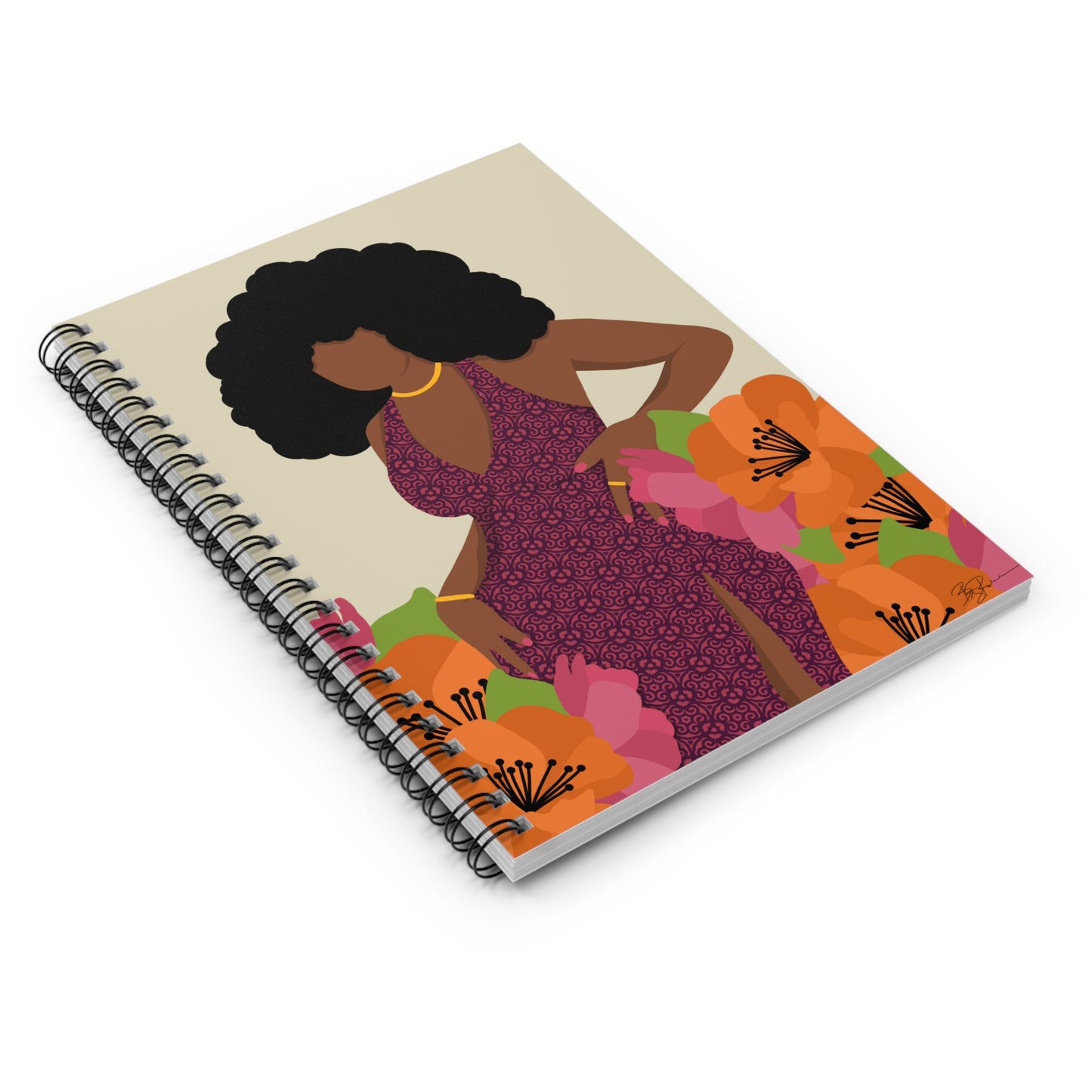 In Full Bloom Spiral Notebook