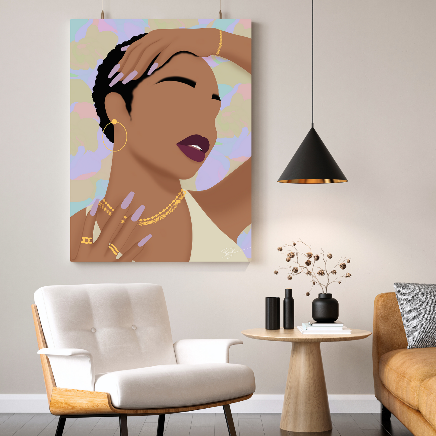 Pose Canvas Print