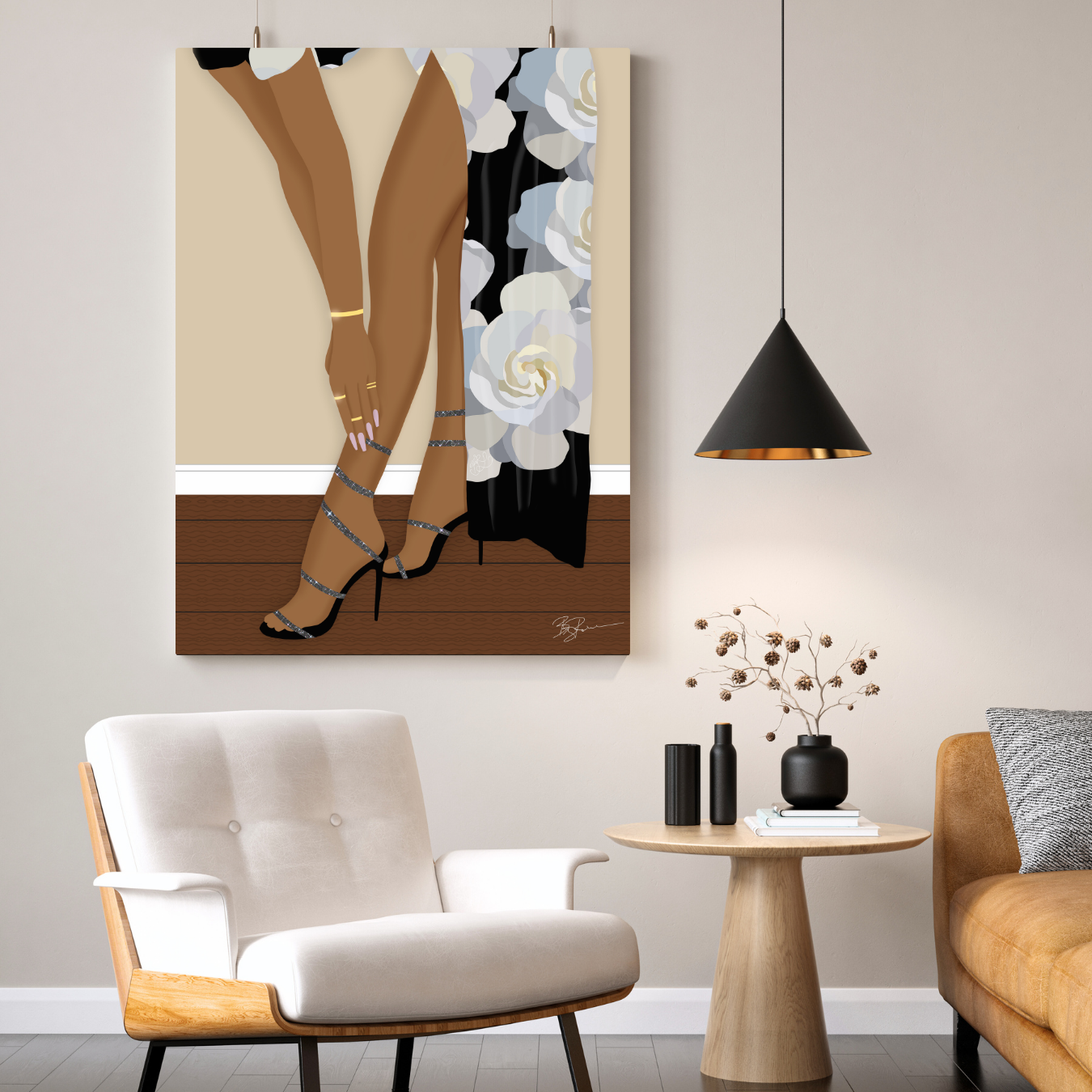 GRWM (Tan) Canvas Print