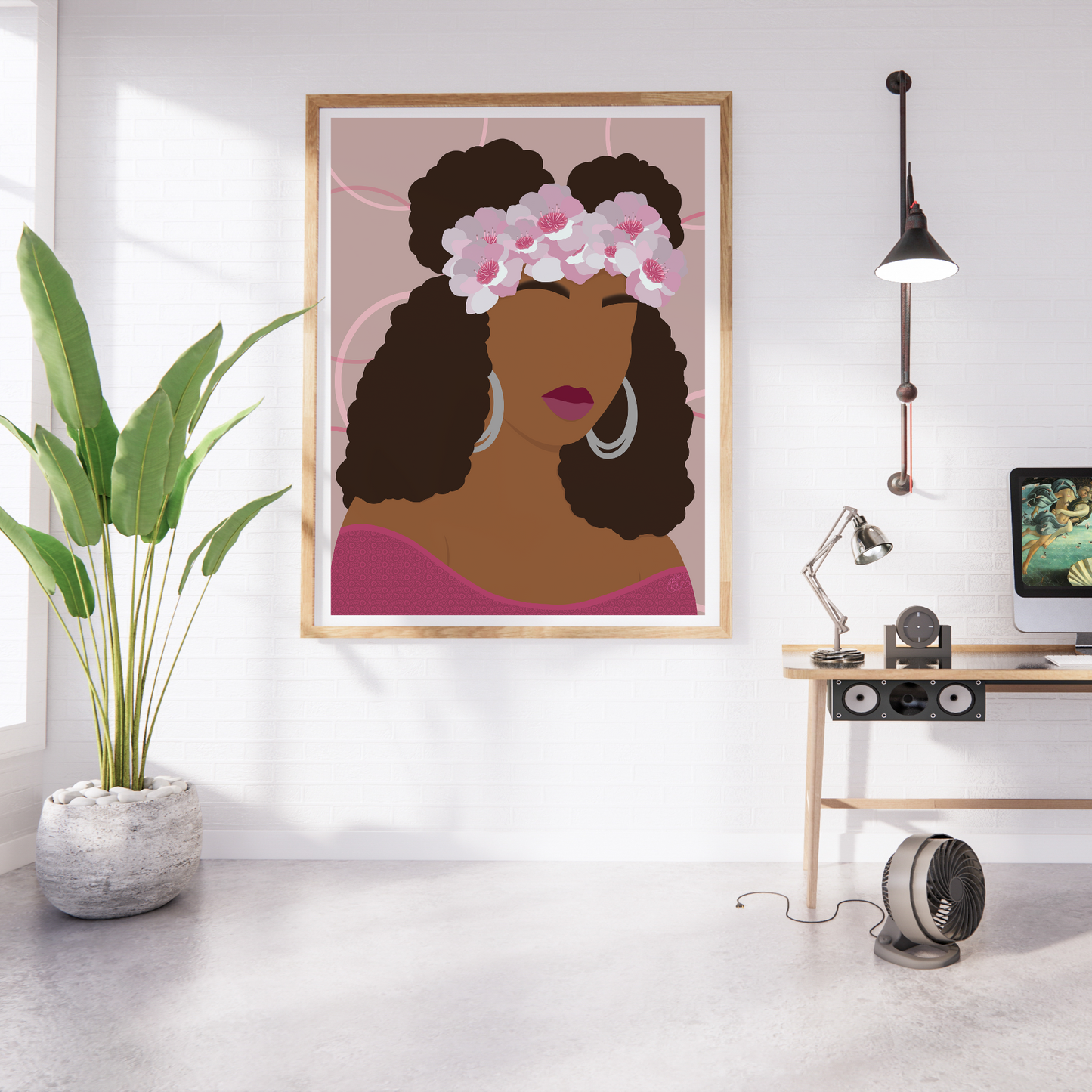 Think in Pink Art Print
