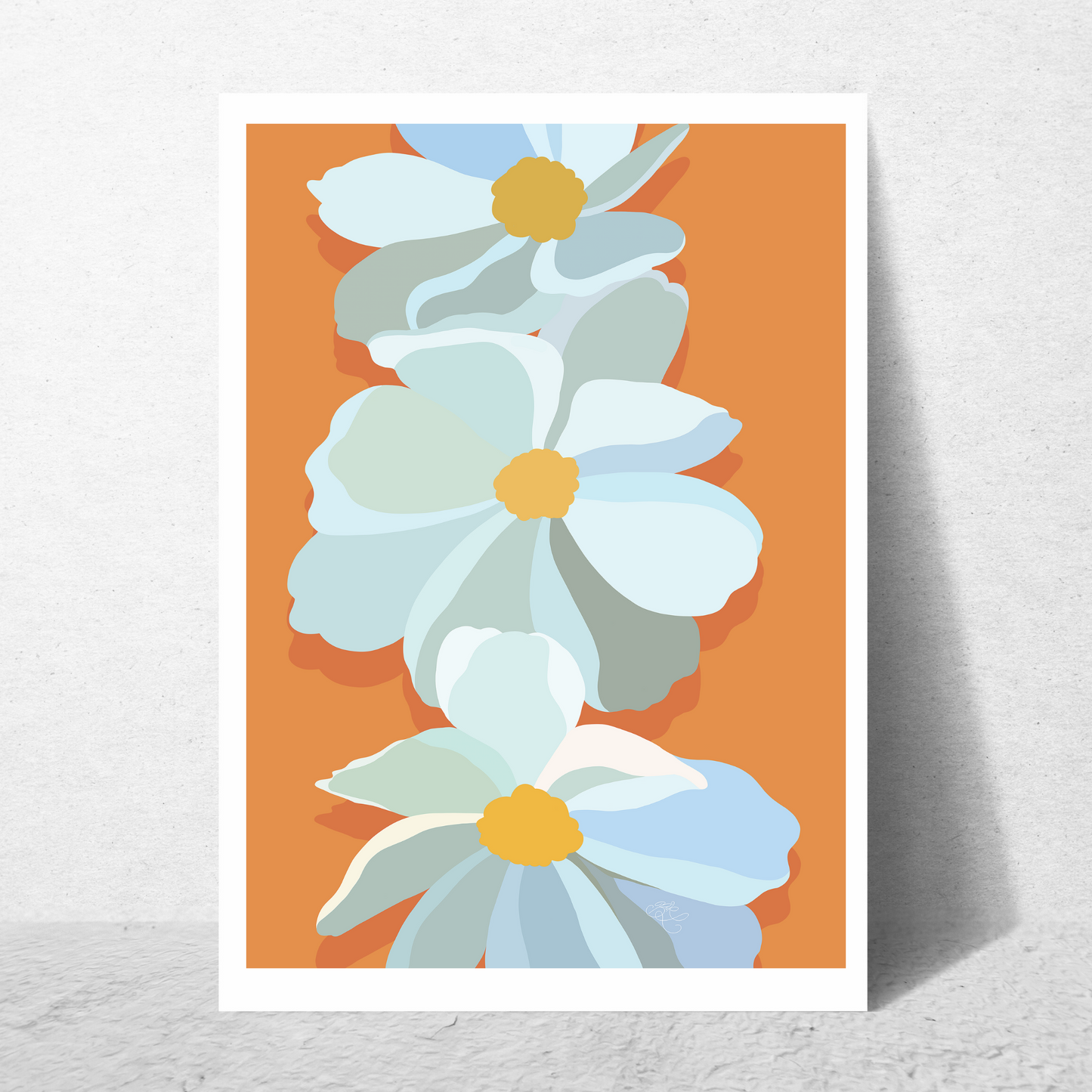 Bright Floral Art Print