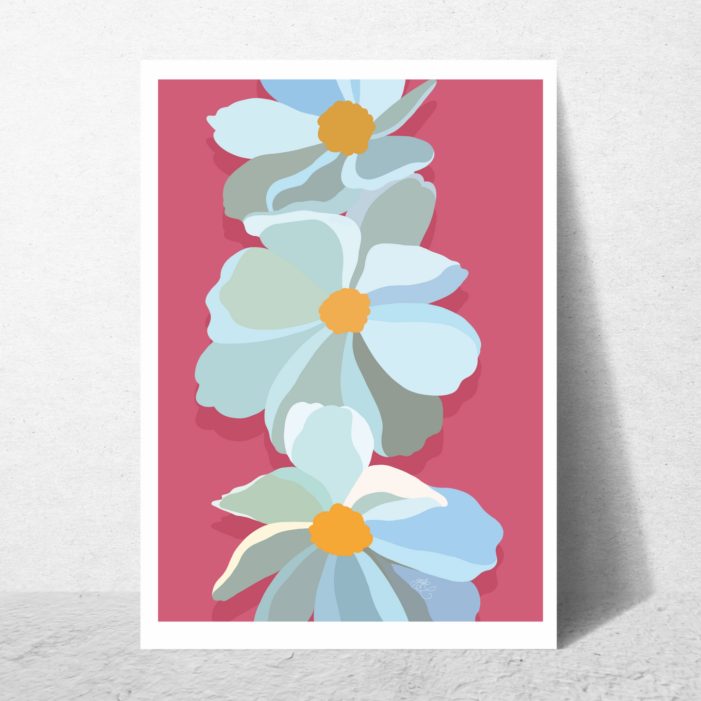 Bright Floral Art Print