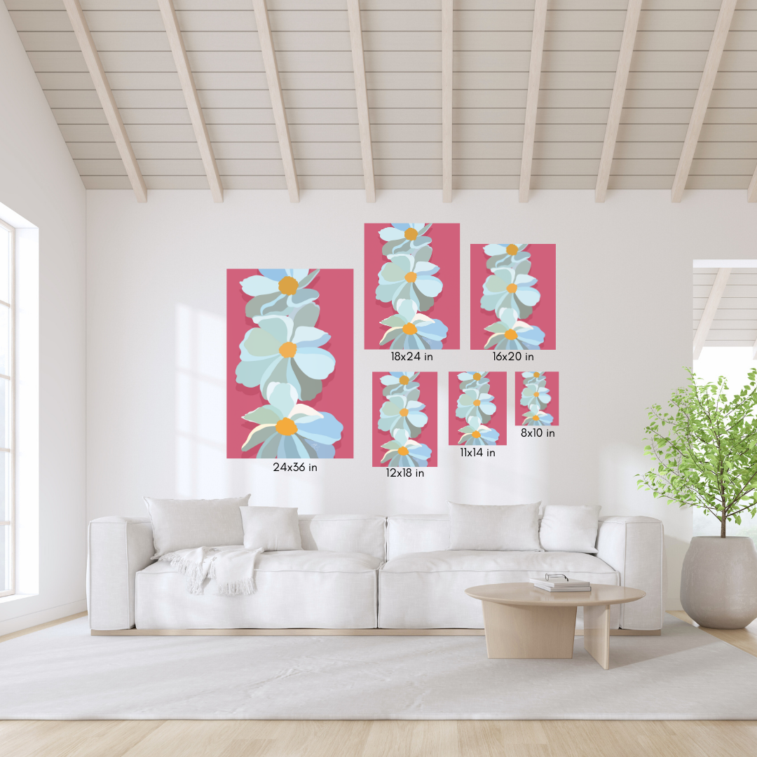 Bright Floral Art Print