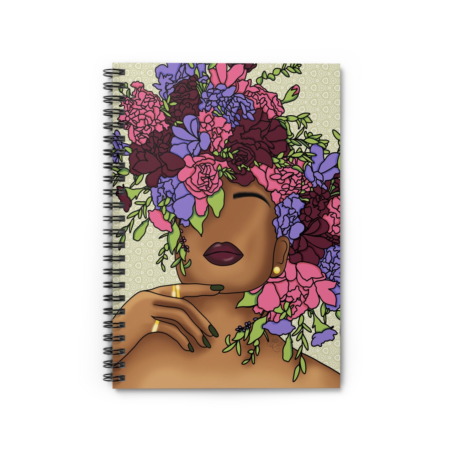 Garden of the Mind Spiral Notebook