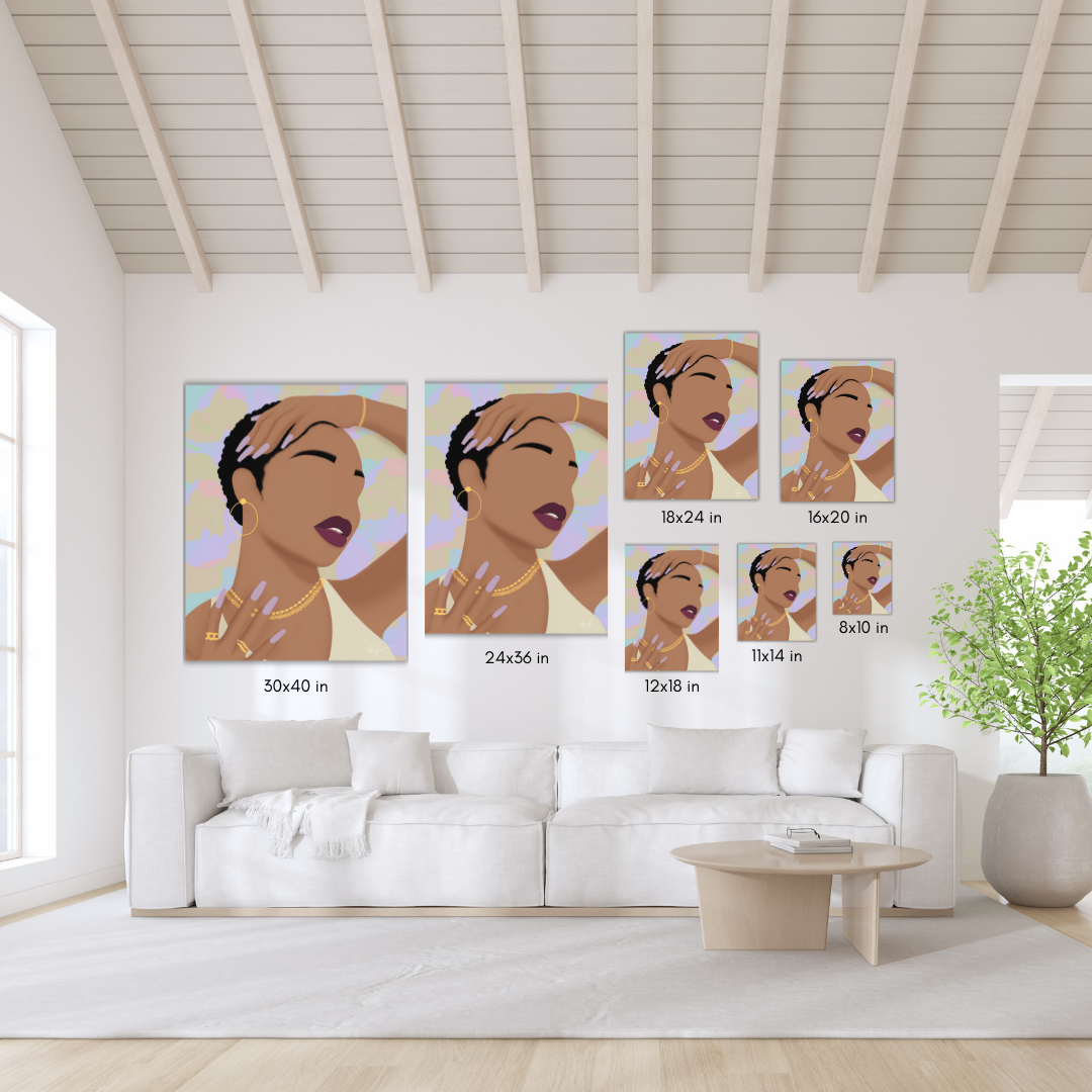 Pose Canvas Print