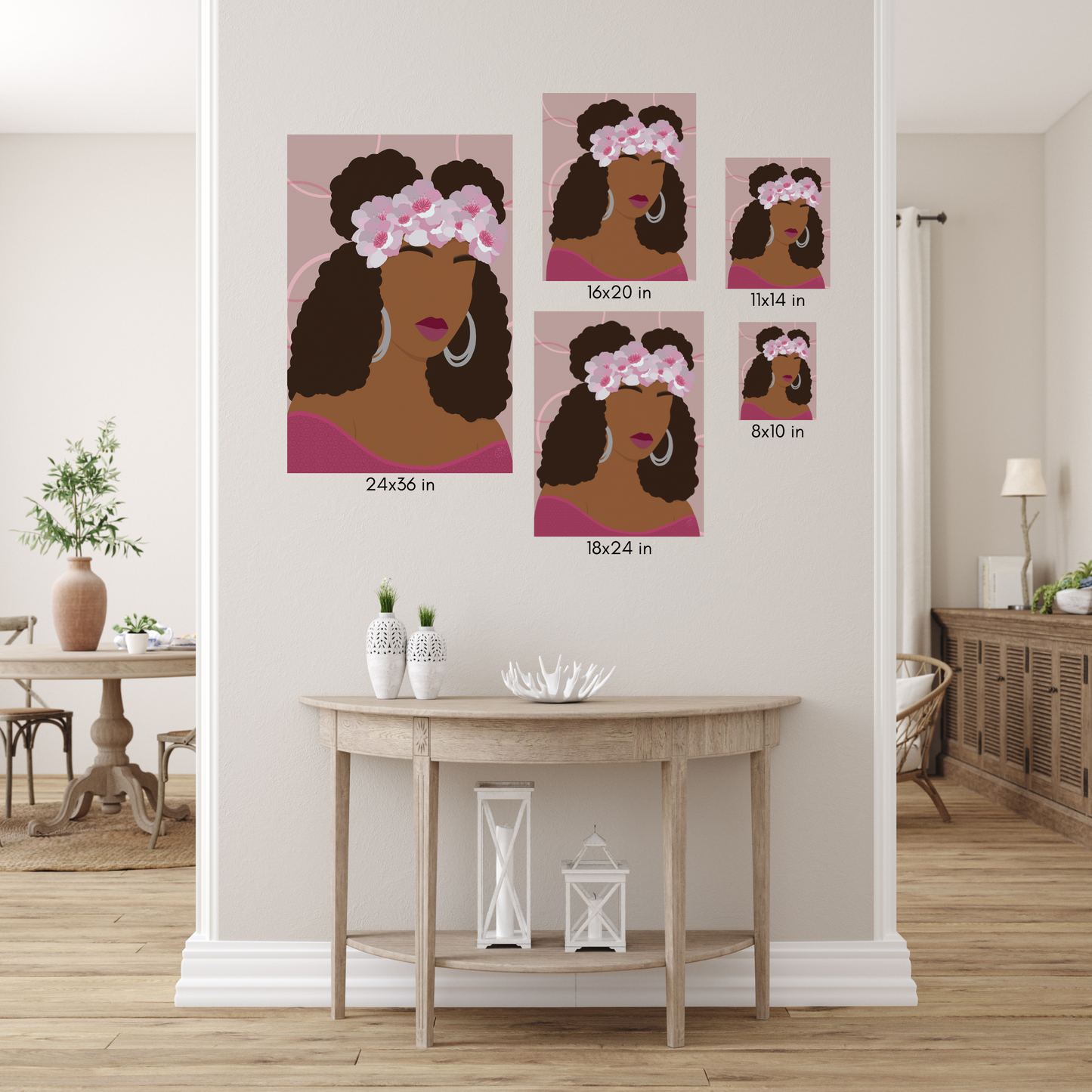 Think in Pink Art Print