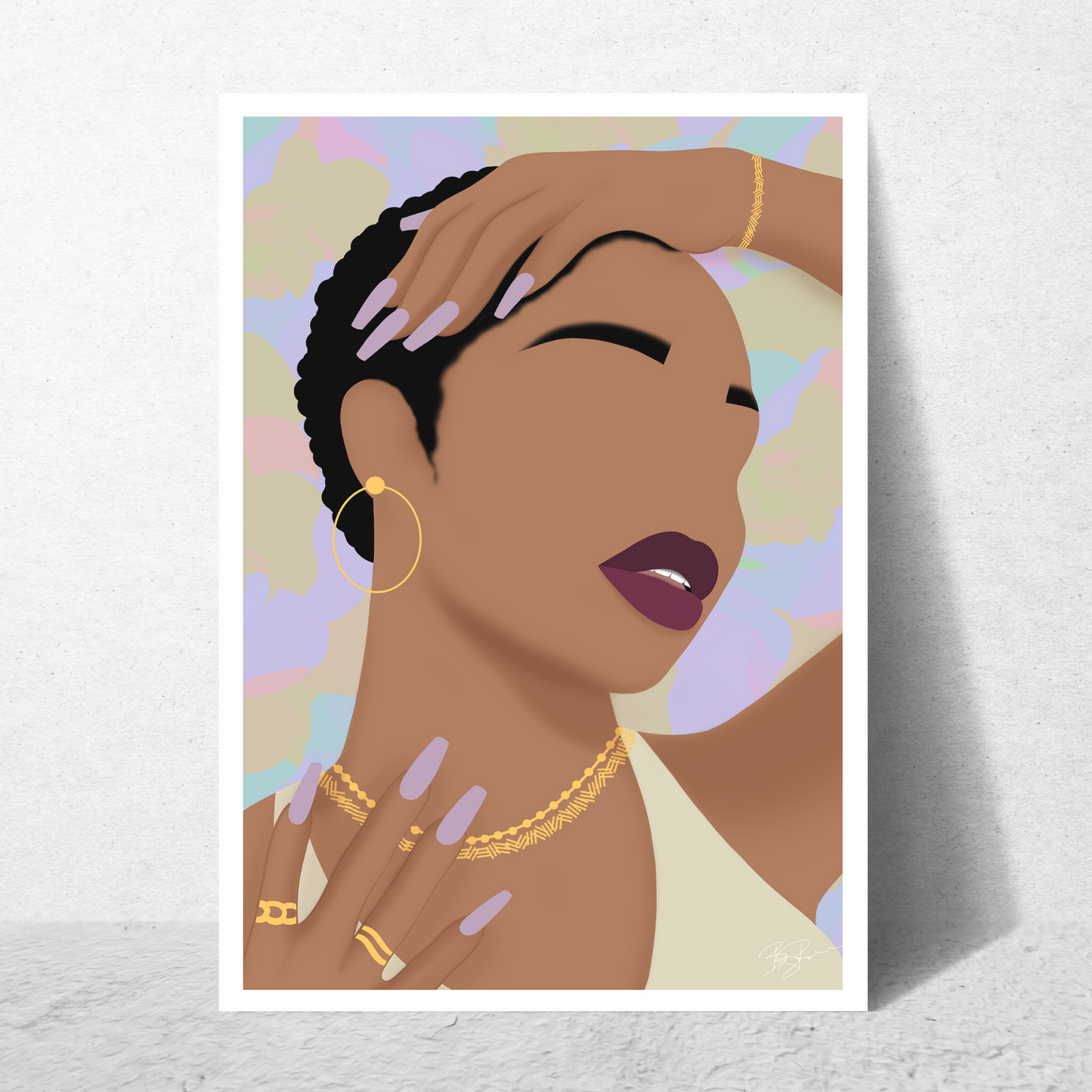 Pose Art Print