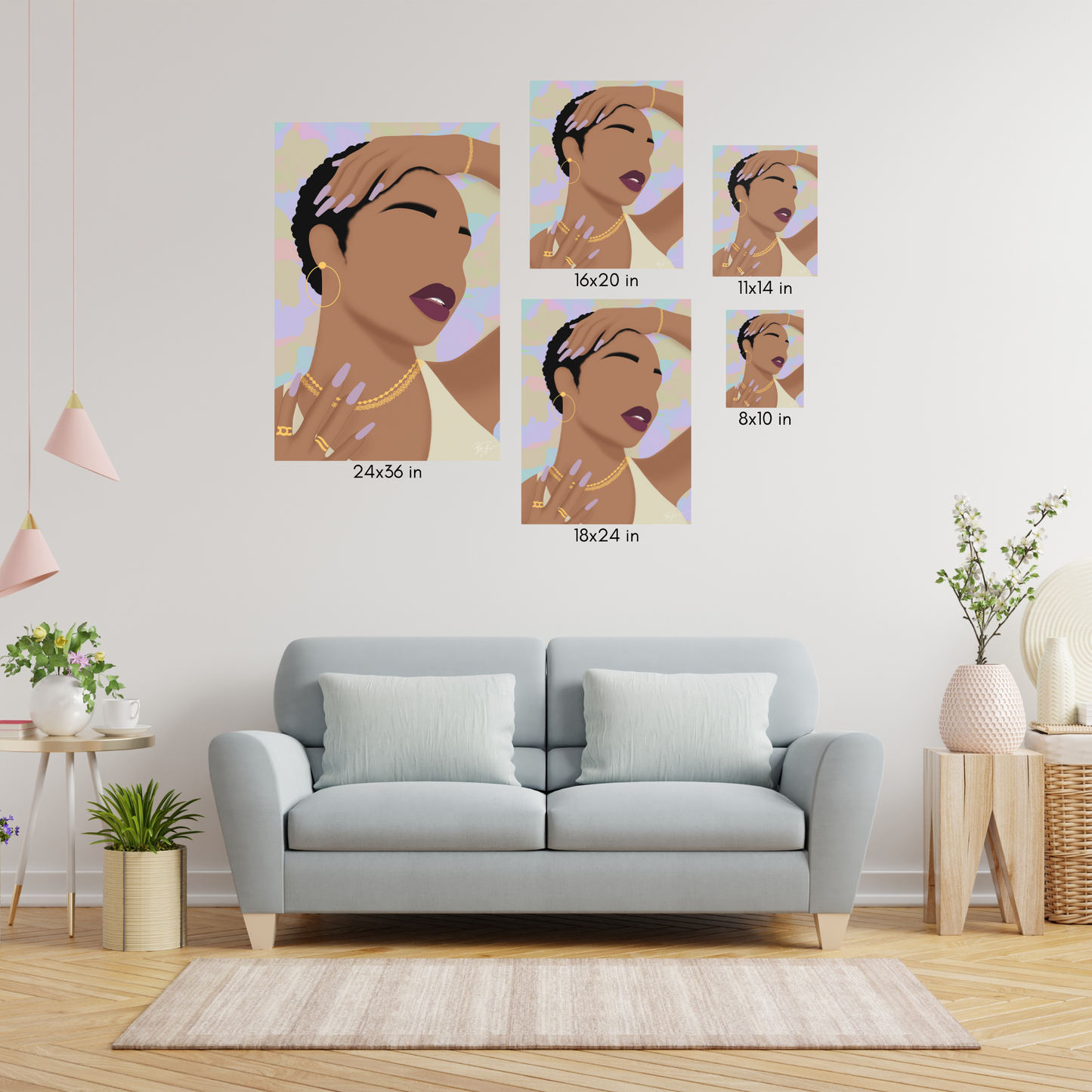 Pose Art Print
