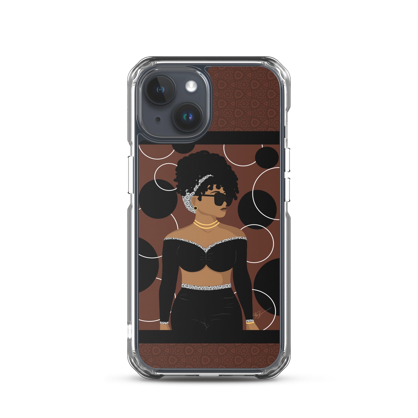 Simply Beautiful (Brown) iPhone® Case