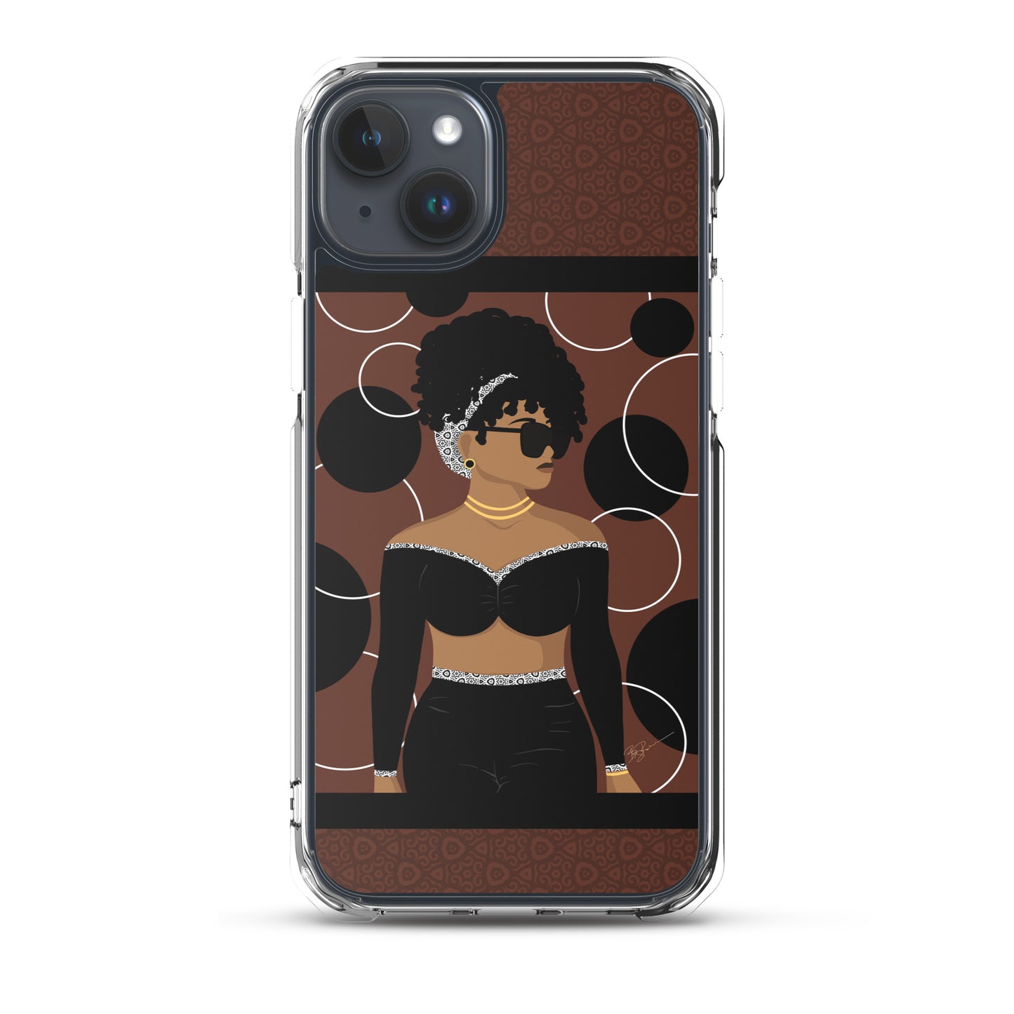 Simply Beautiful (Brown) iPhone® Case