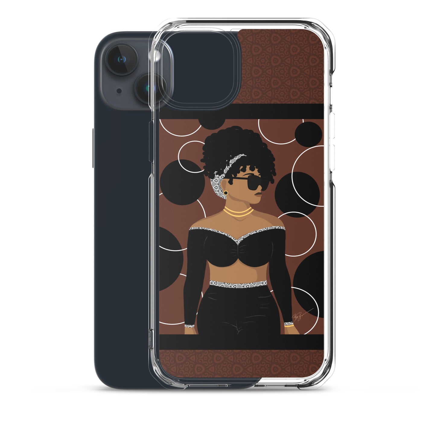 Simply Beautiful (Brown) iPhone® Case