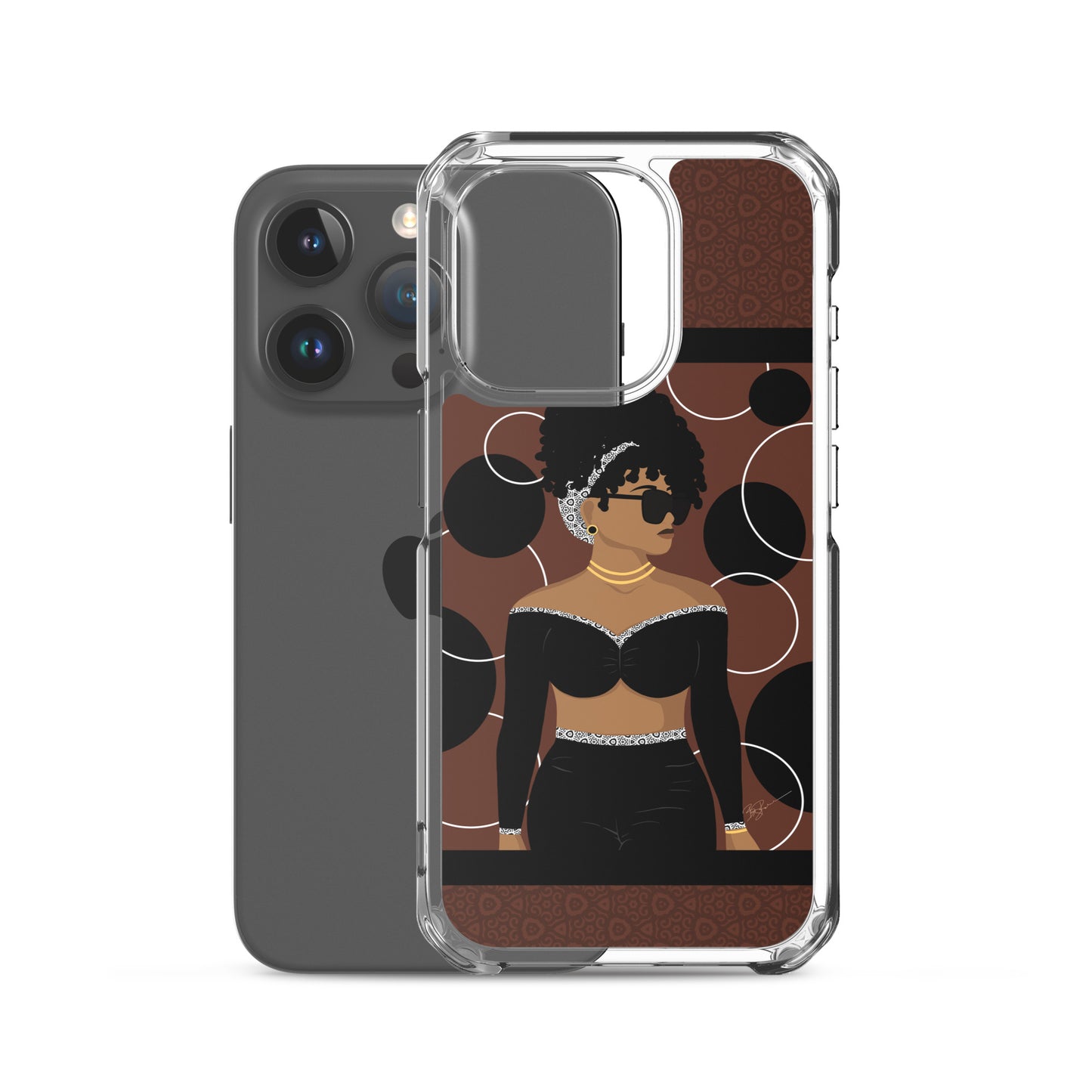 Simply Beautiful (Brown) iPhone® Case