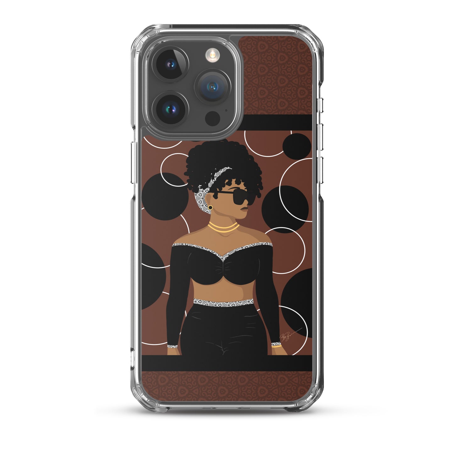 Simply Beautiful (Brown) iPhone® Case