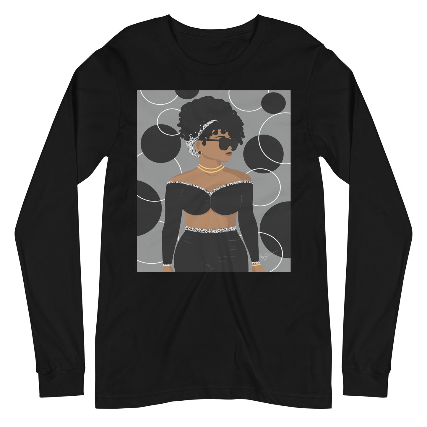 Simply Beautiful (Gray) Long Sleeve Tee