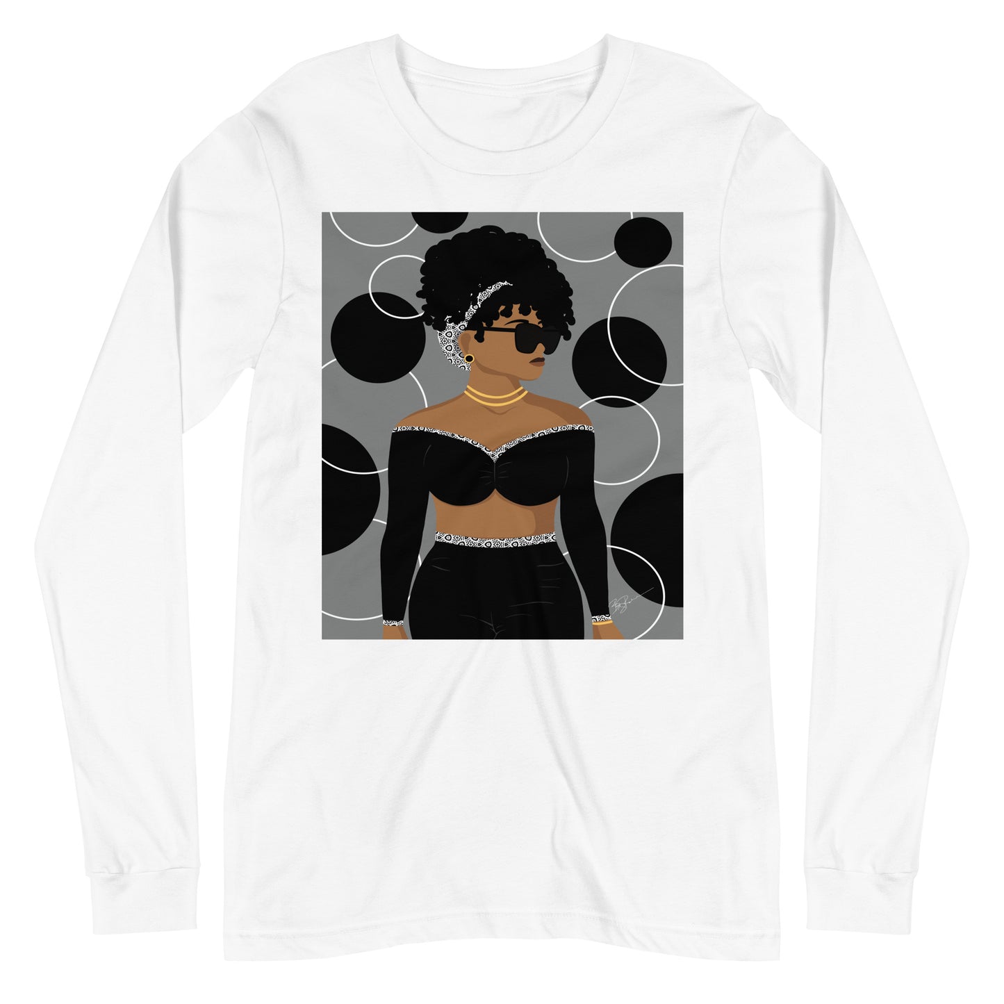 Simply Beautiful (Gray) Long Sleeve Tee