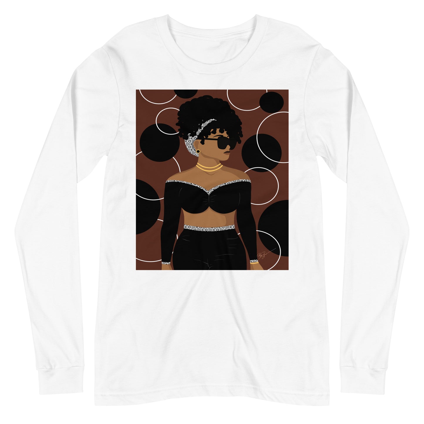 Simply Beautiful (Brown) Long Sleeve Tee