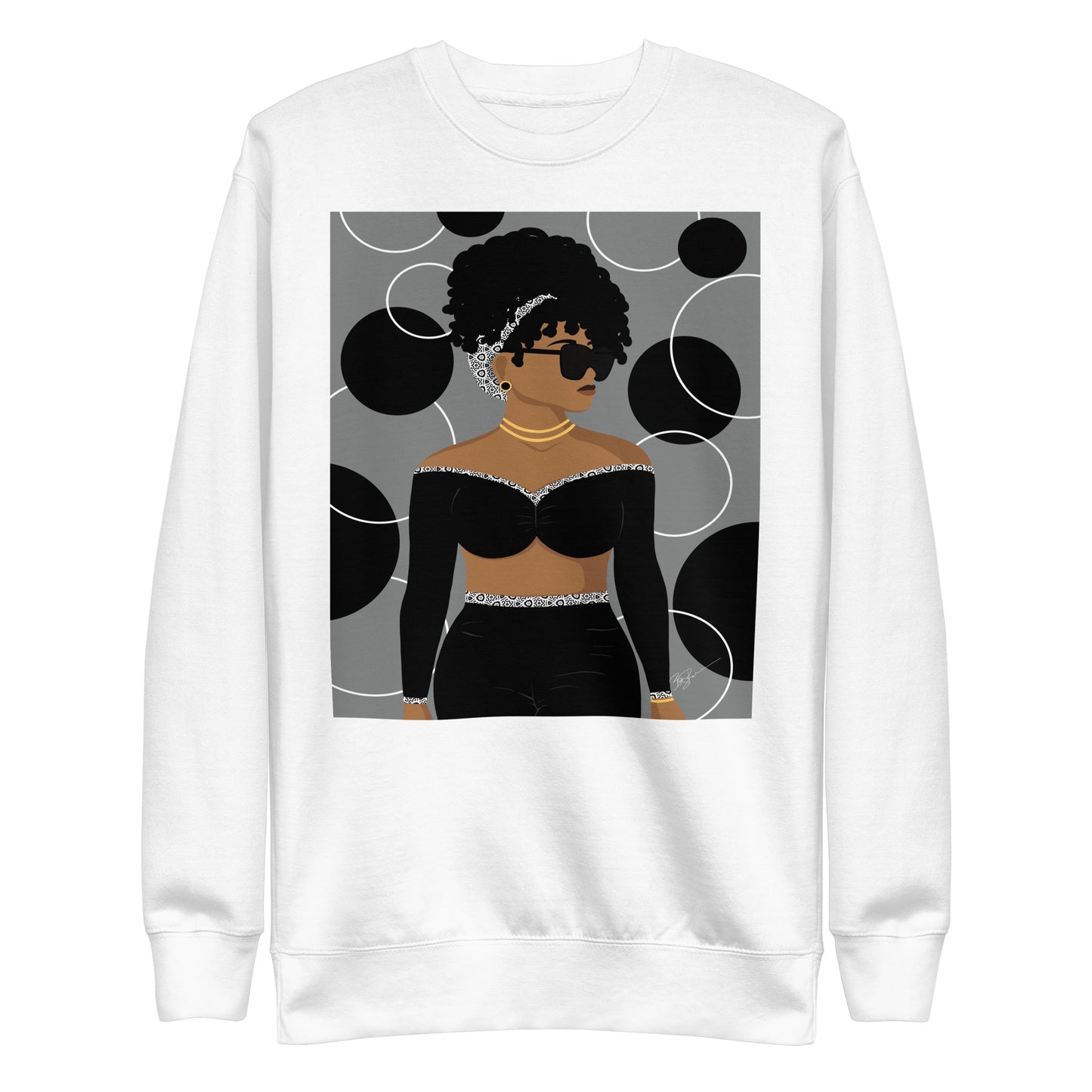Simply Beautiful (Gray) Premium Sweatshirt
