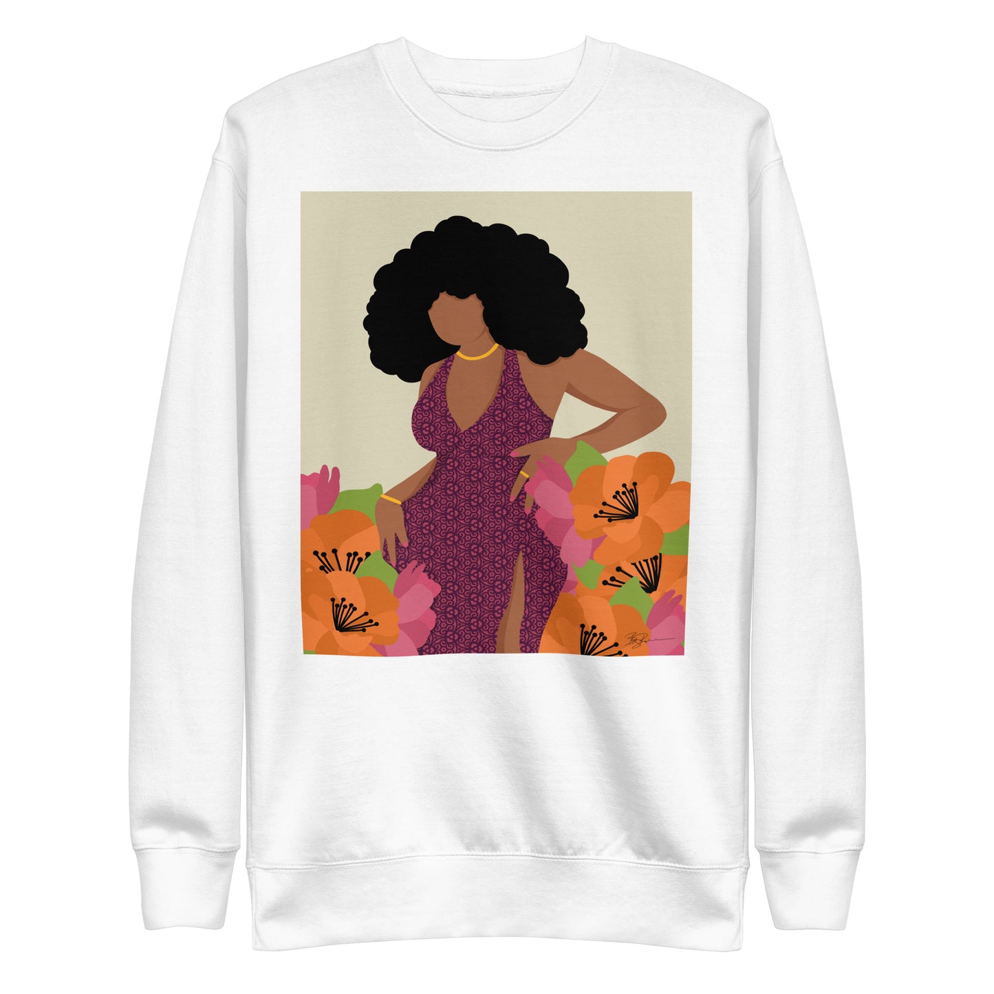 In Full Bloom Premium Sweatshirt