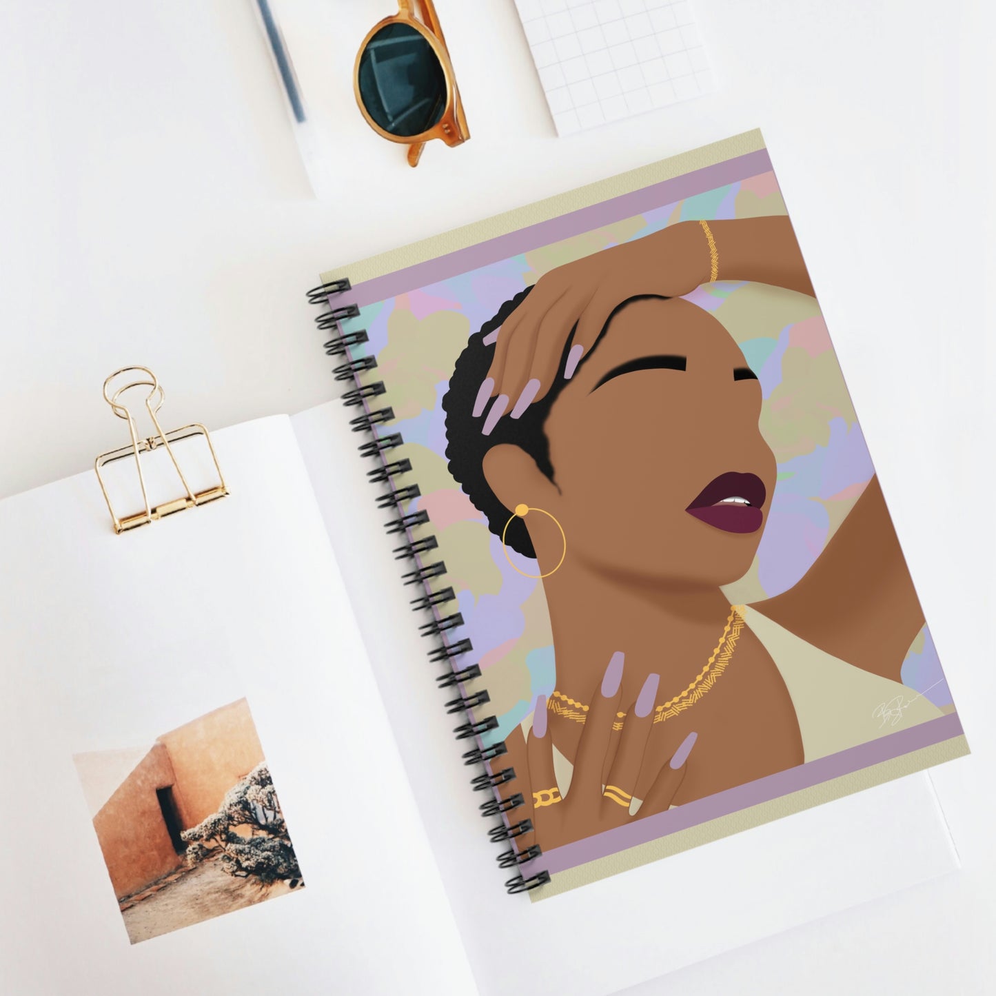 Pose Spiral Notebook