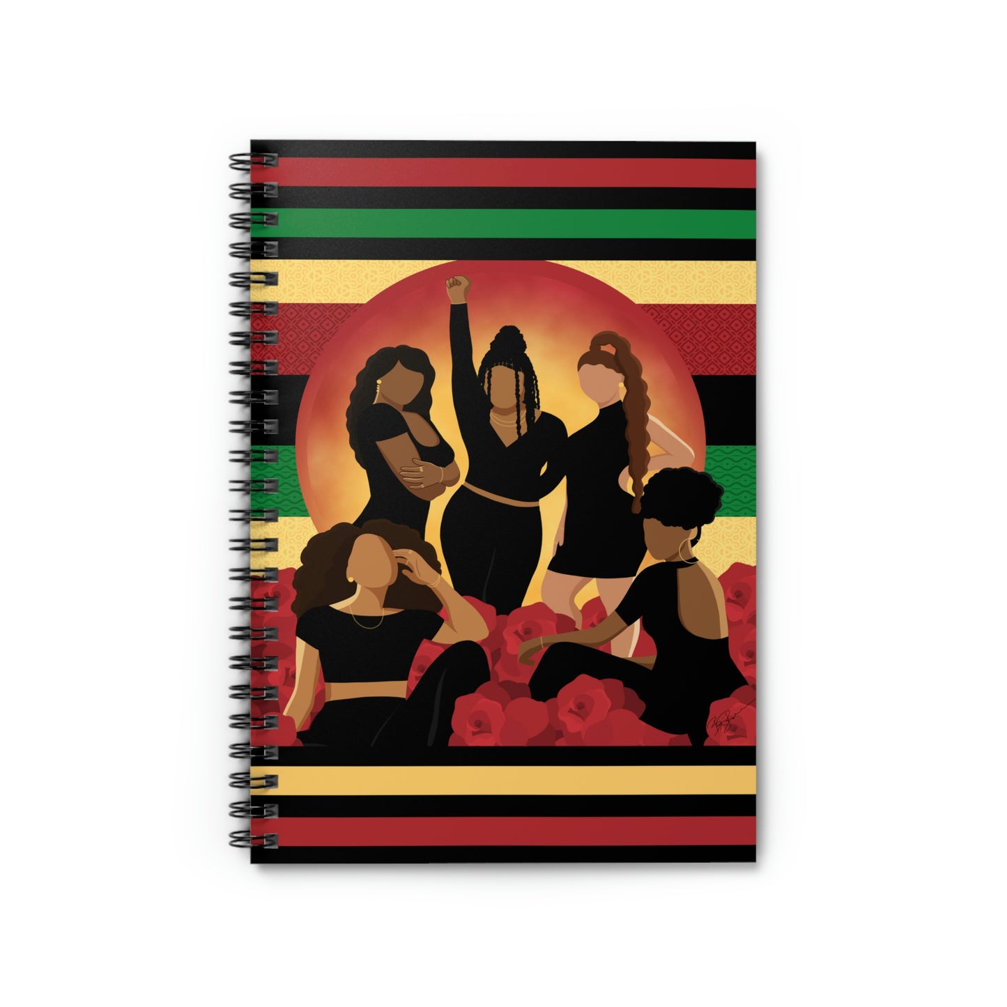 February Spiral Notebook