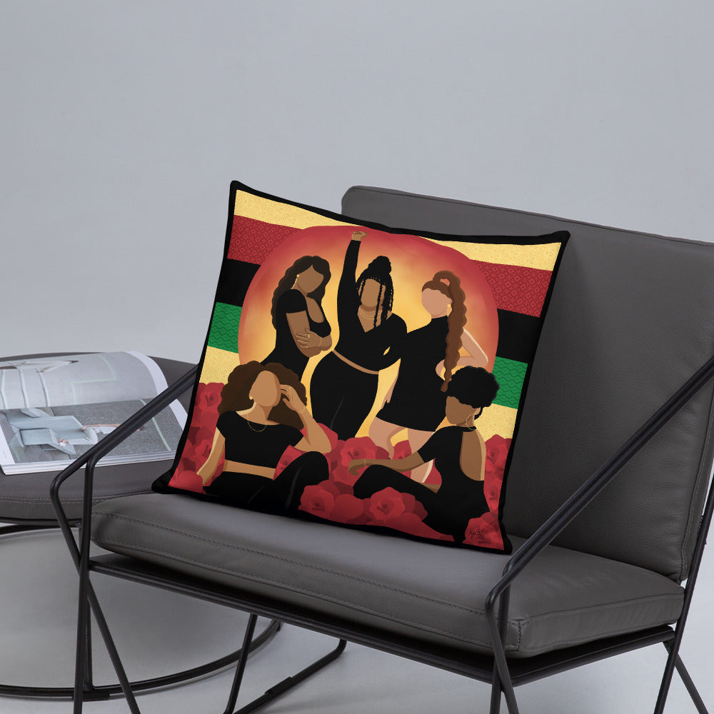 February Throw Pillow