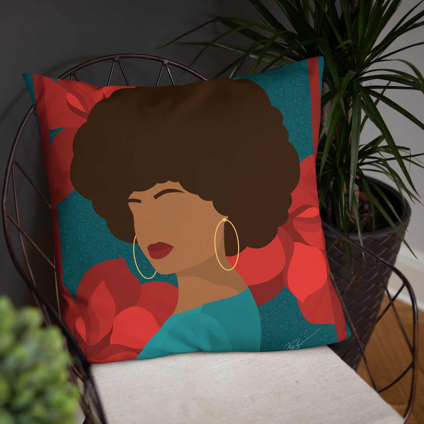 All Natural Throw Pillow