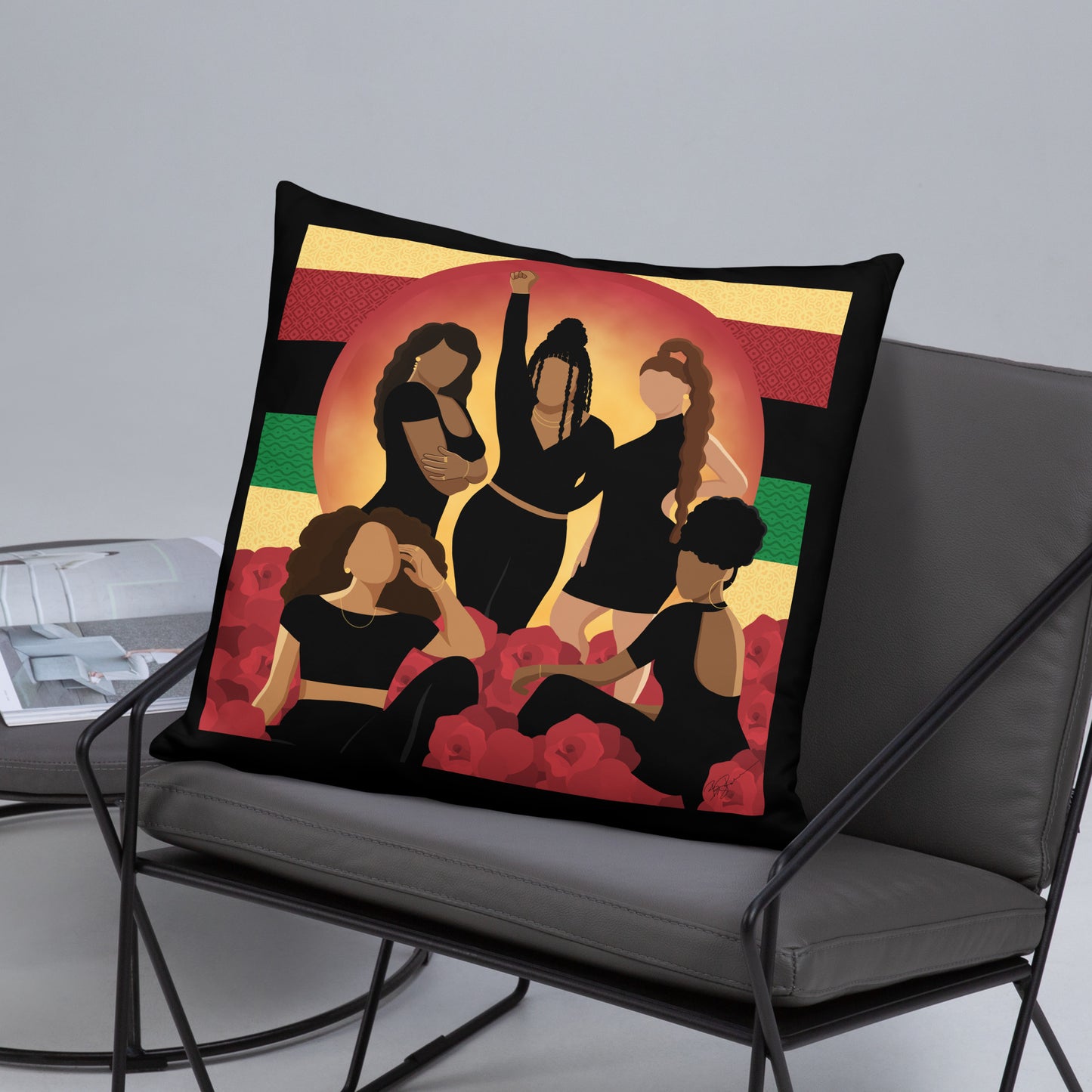 February Throw Pillow
