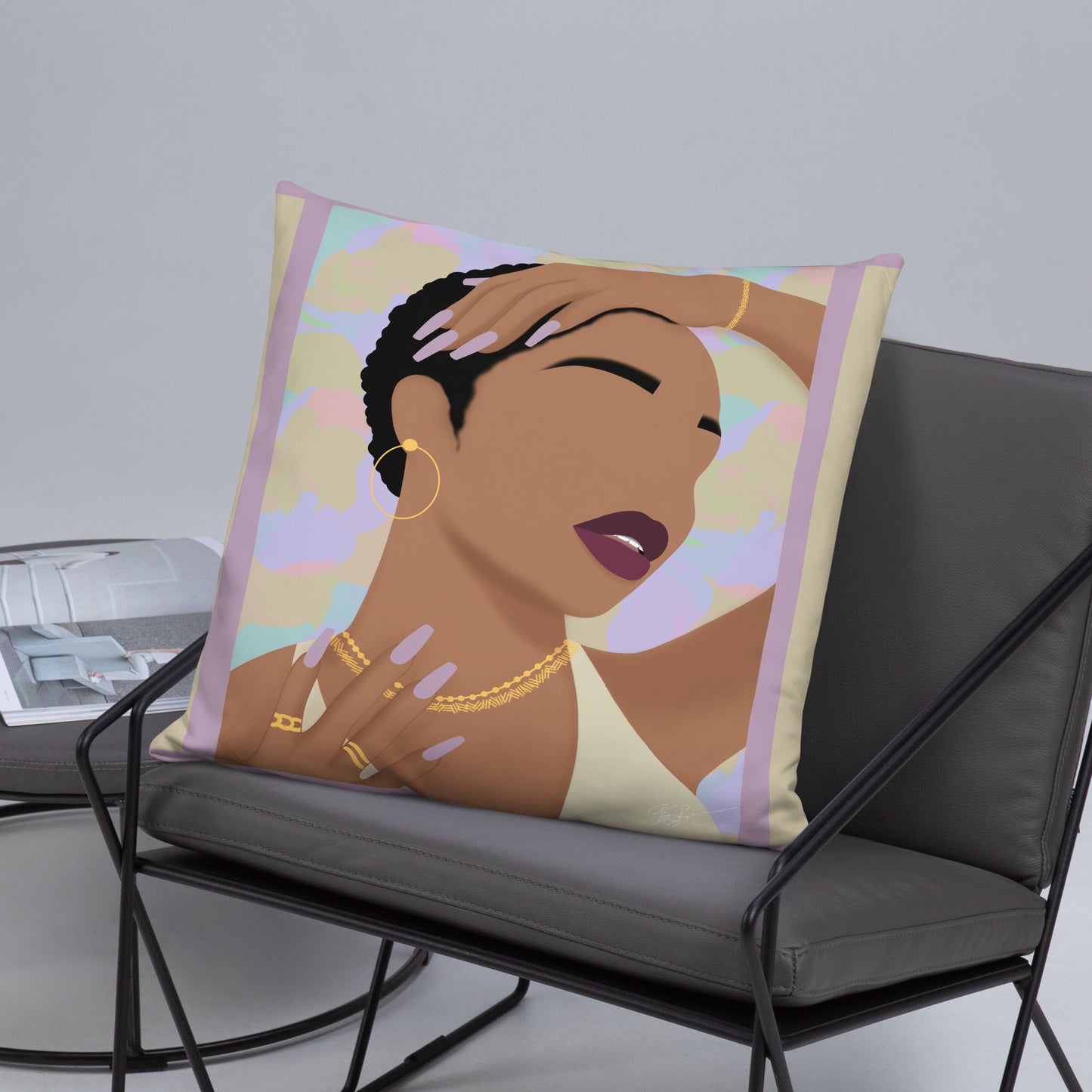 Pose Throw Pillow