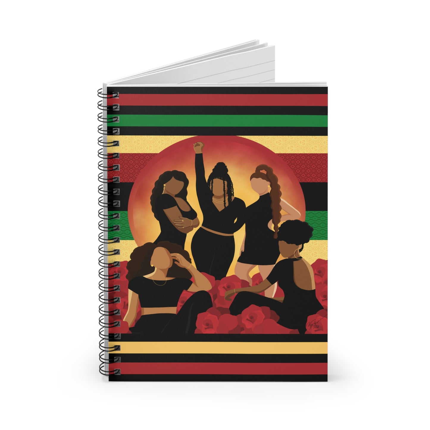 February Spiral Notebook
