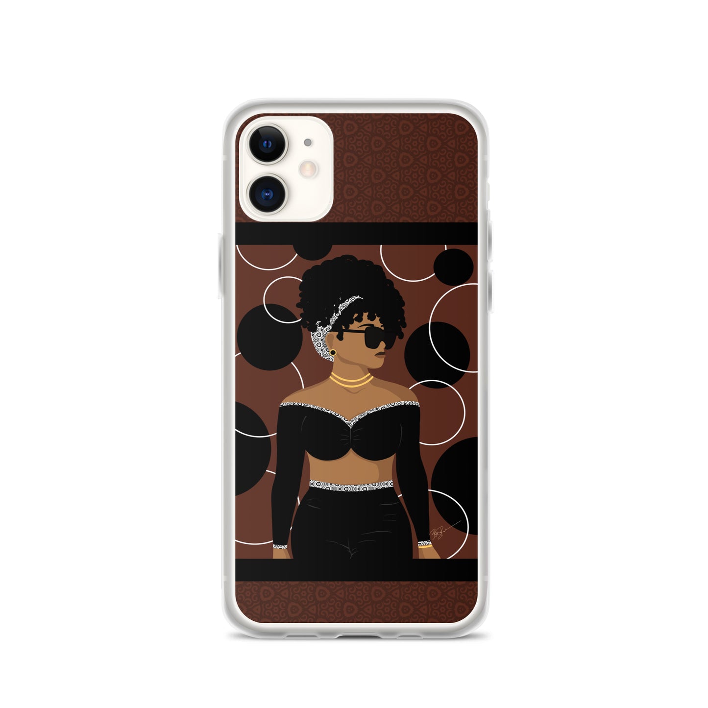 Simply Beautiful (Brown) iPhone® Case