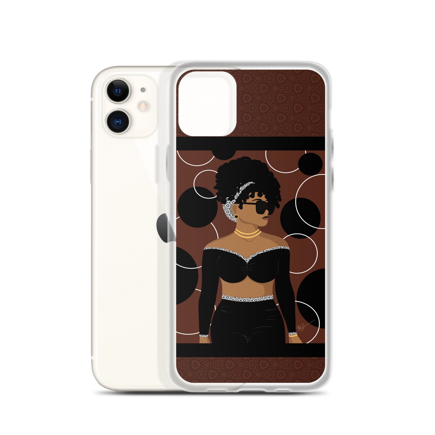 Simply Beautiful (Brown) iPhone® Case
