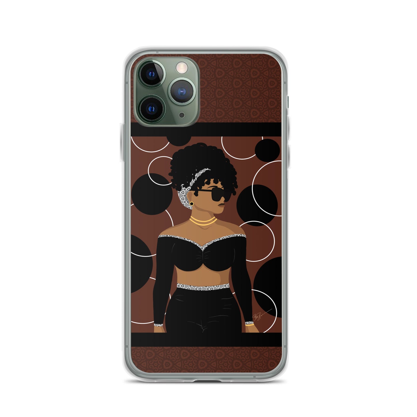 Simply Beautiful (Brown) iPhone® Case