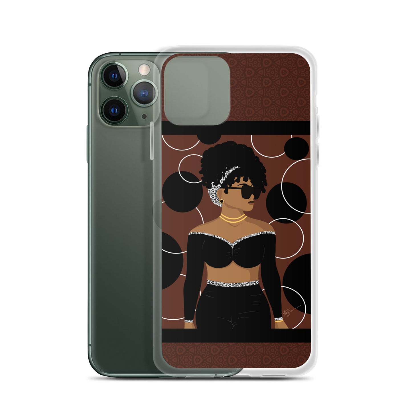 Simply Beautiful (Brown) iPhone® Case