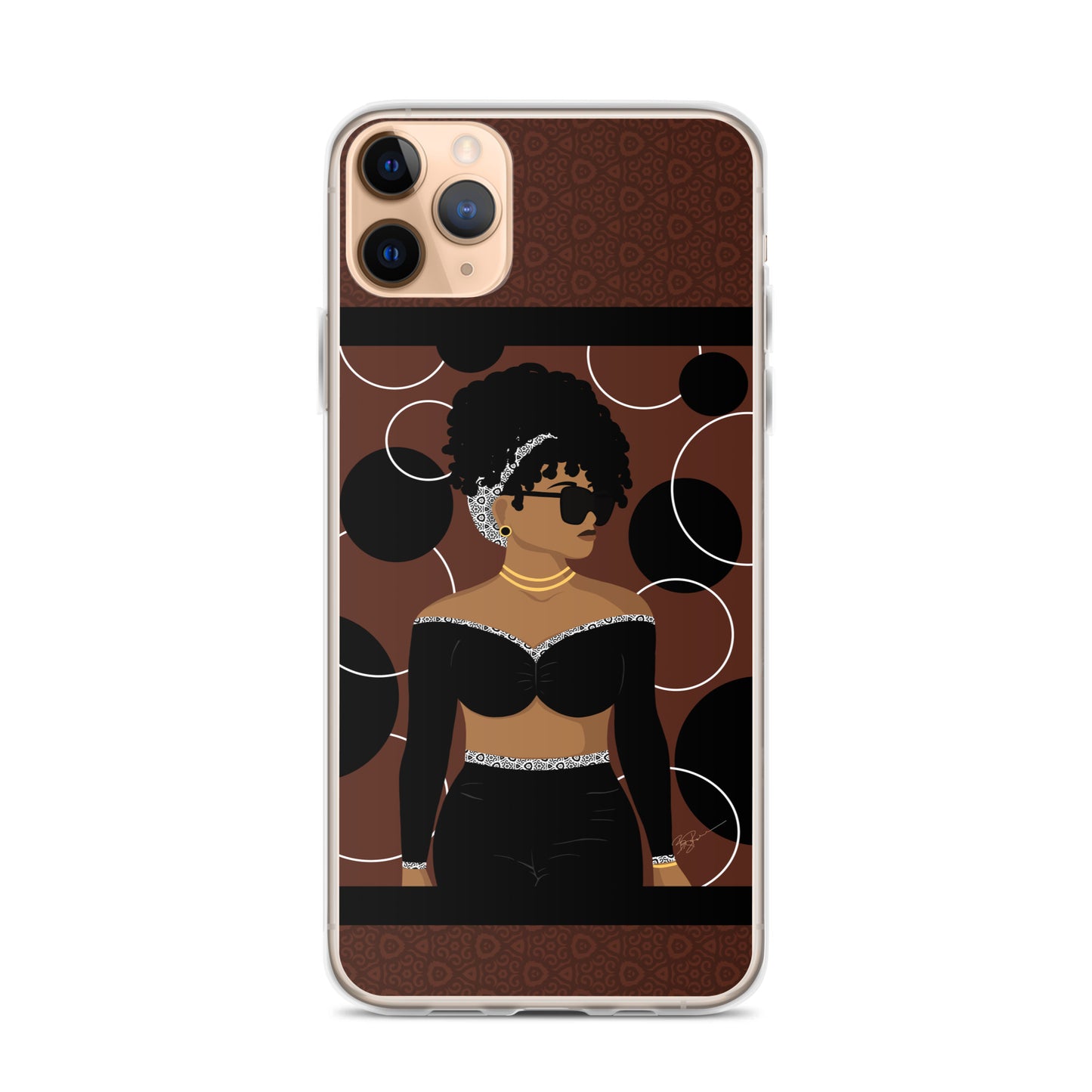Simply Beautiful (Brown) iPhone® Case