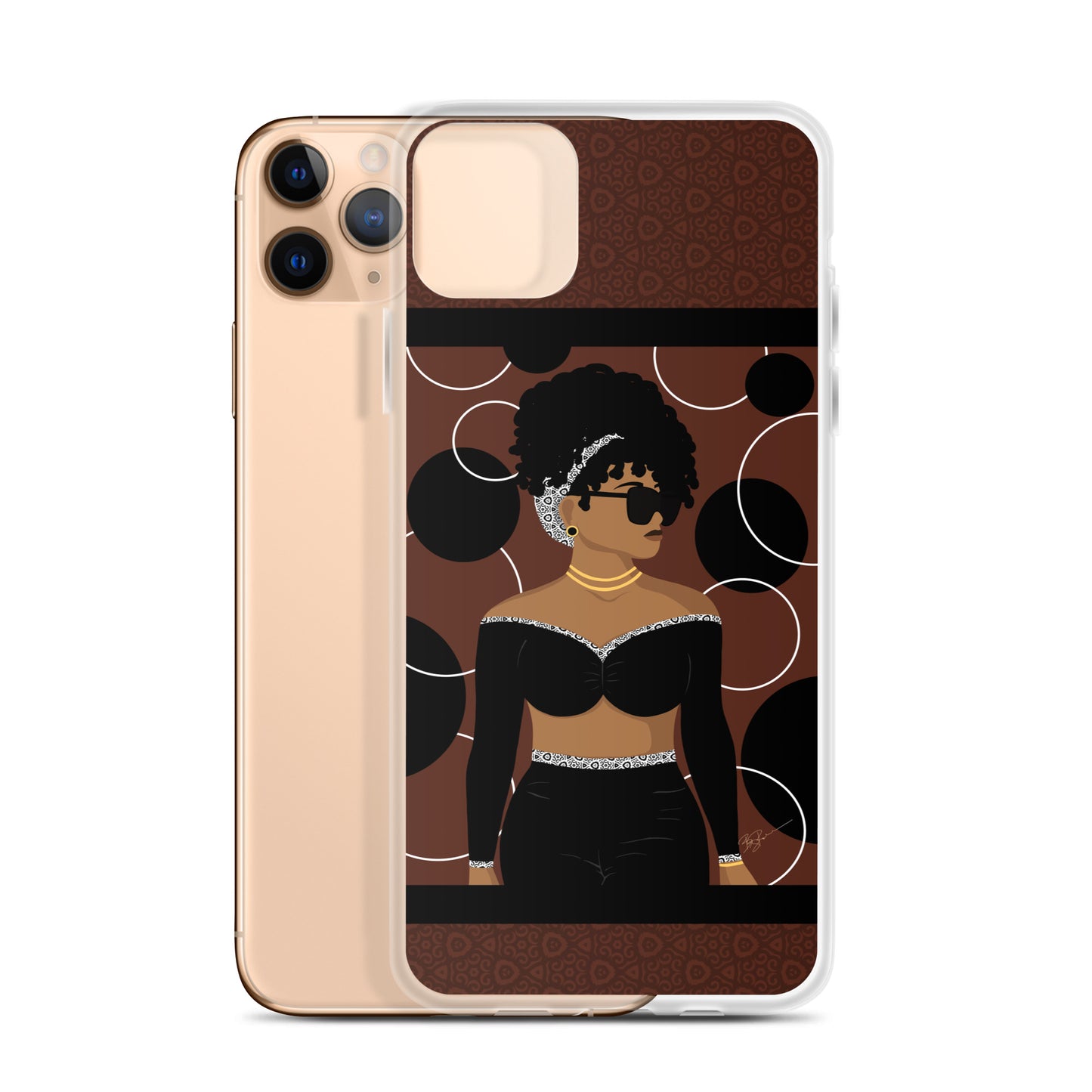 Simply Beautiful (Brown) iPhone® Case