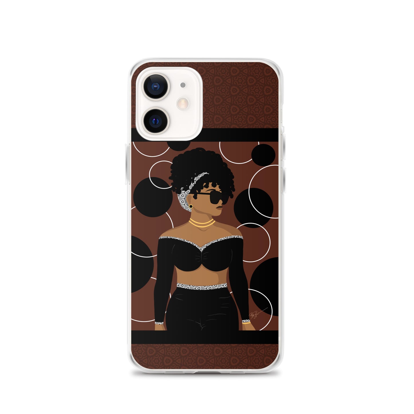 Simply Beautiful (Brown) iPhone® Case