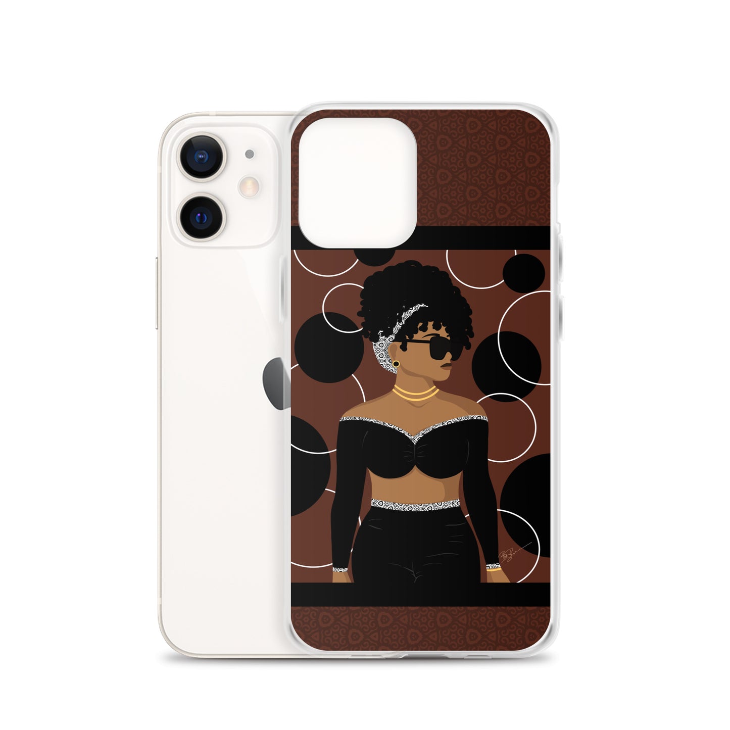 Simply Beautiful (Brown) iPhone® Case