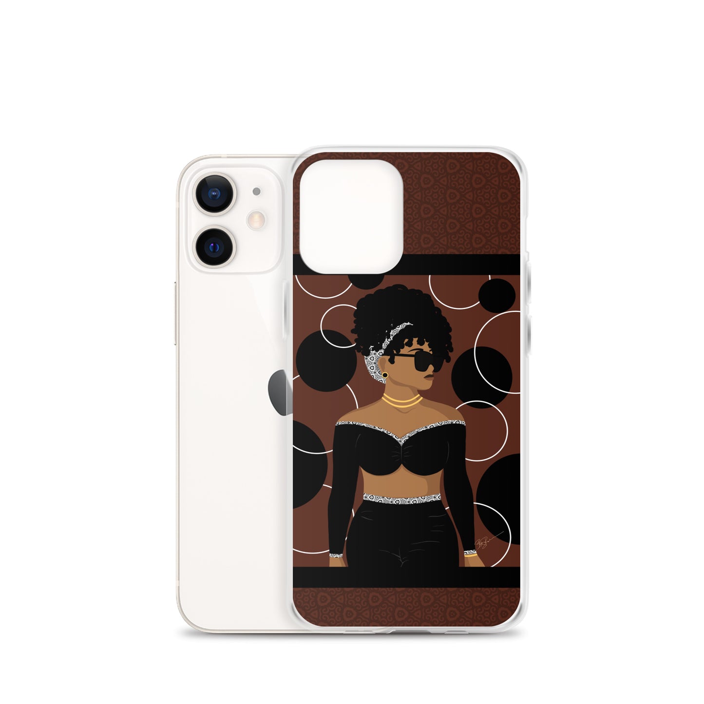 Simply Beautiful (Brown) iPhone® Case