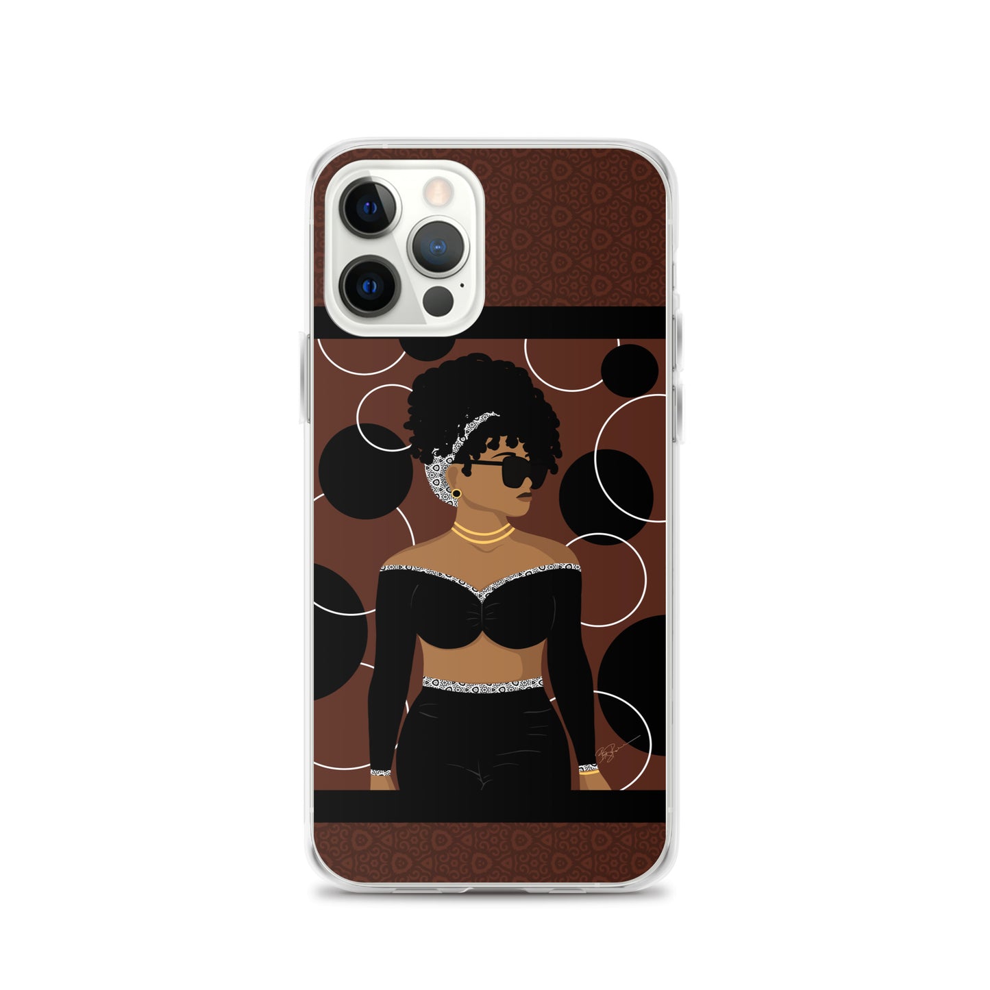 Simply Beautiful (Brown) iPhone® Case
