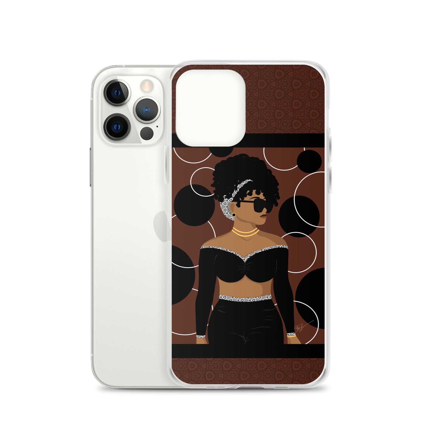 Simply Beautiful (Brown) iPhone® Case