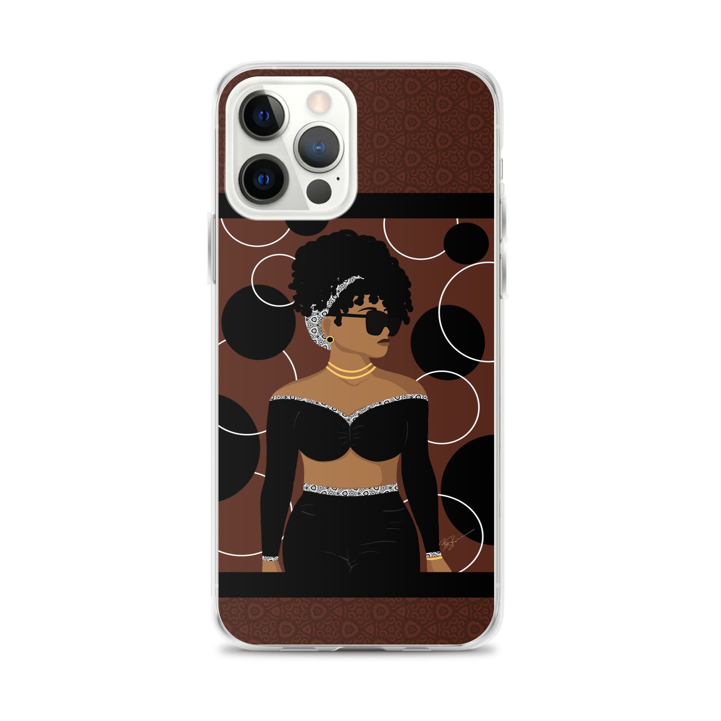 Simply Beautiful (Brown) iPhone® Case